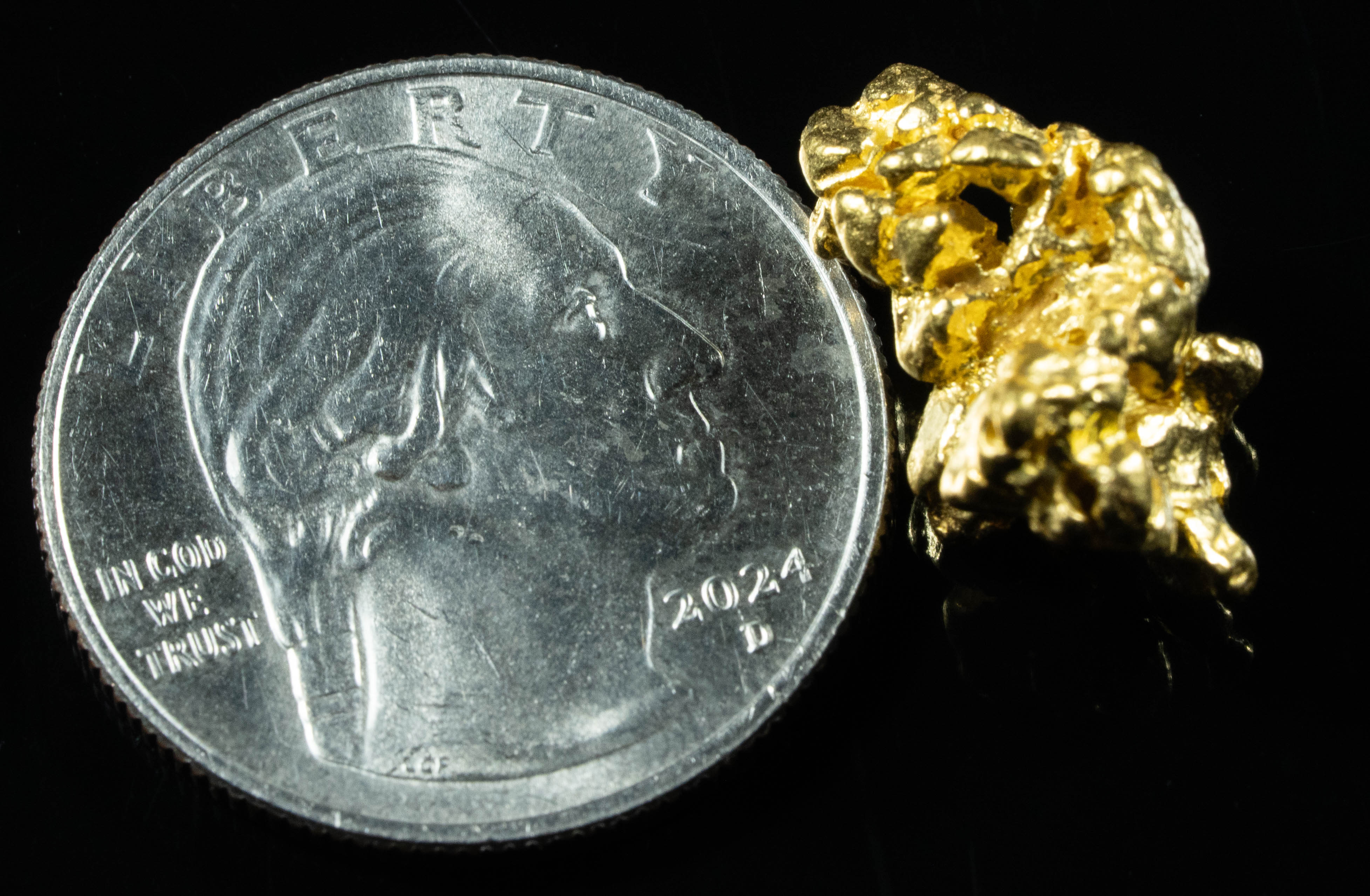 #1183 Natural Gold Nugget Australian 6.27 Grams Genuine