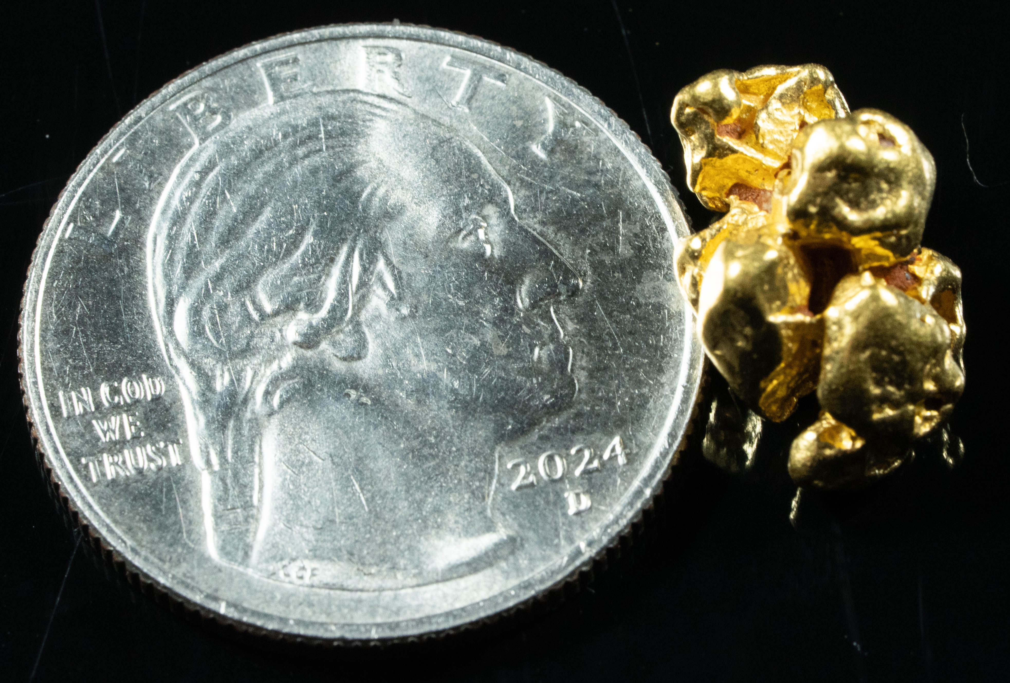 #1184 Natural Gold Nugget Australian 6.32 Grams Genuine