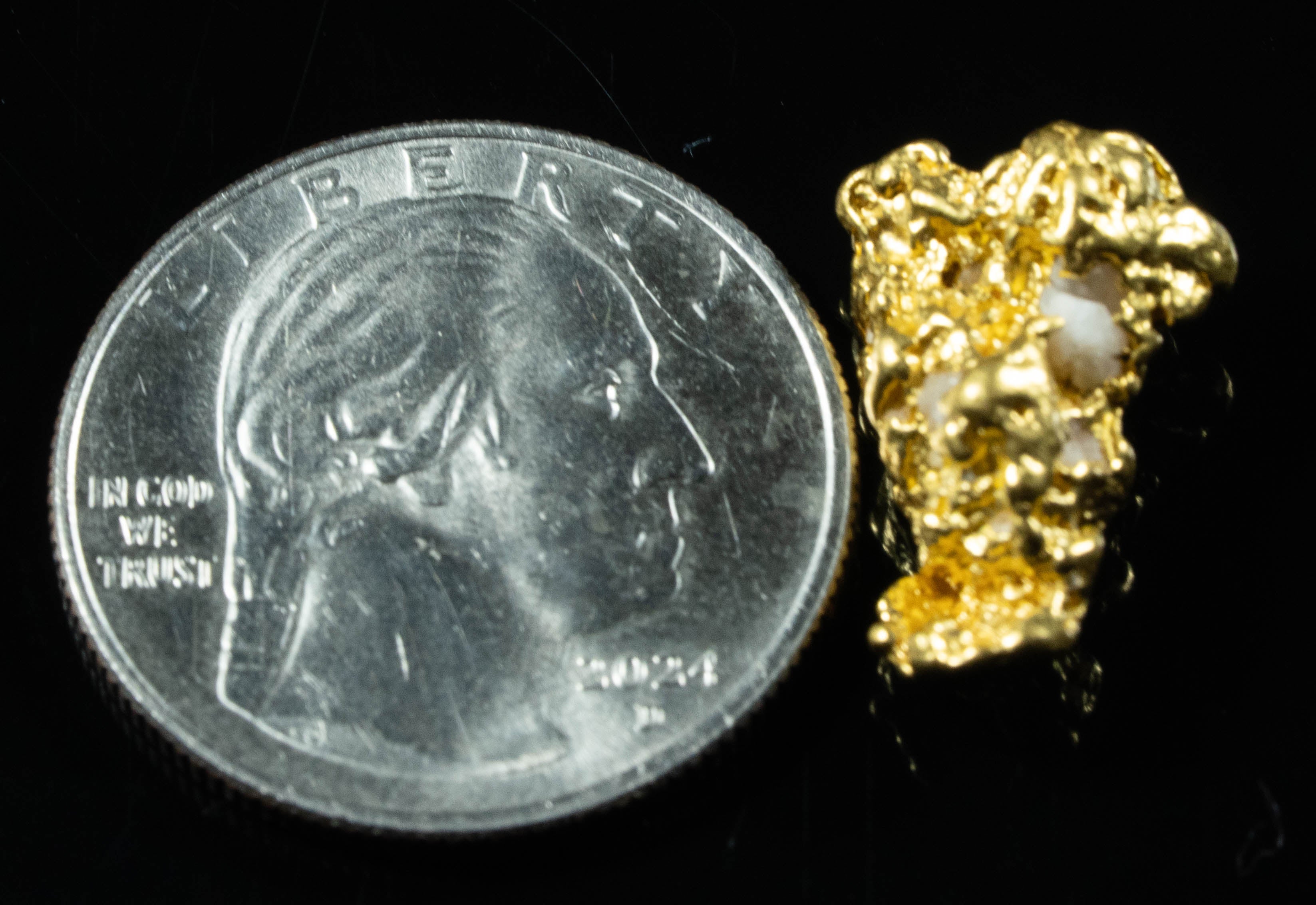 #1187 Natural Gold Nugget Australian 5.54 Grams Genuine