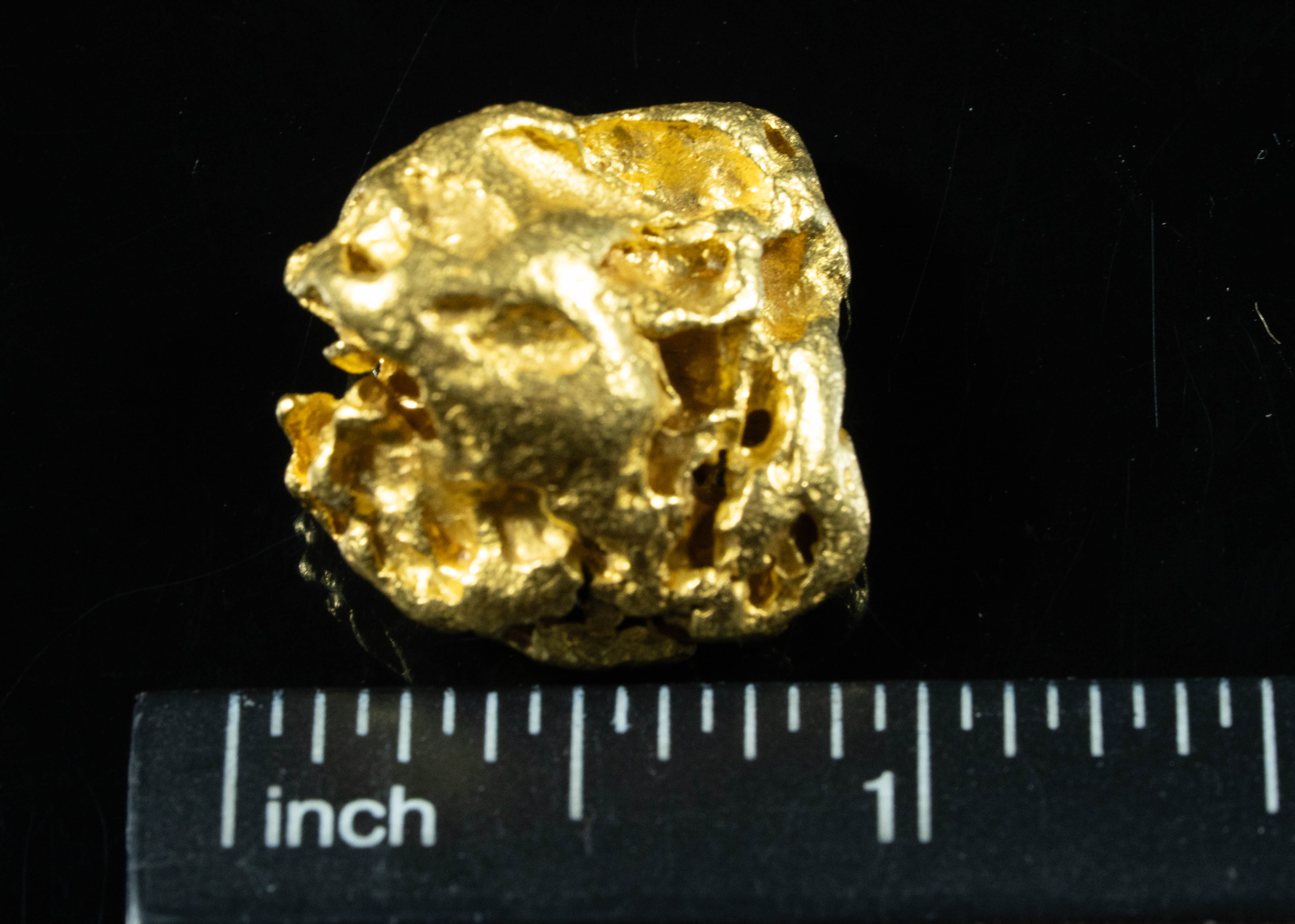 #1209 Natural Gold Nugget Australian 30.61 Grams Genuine