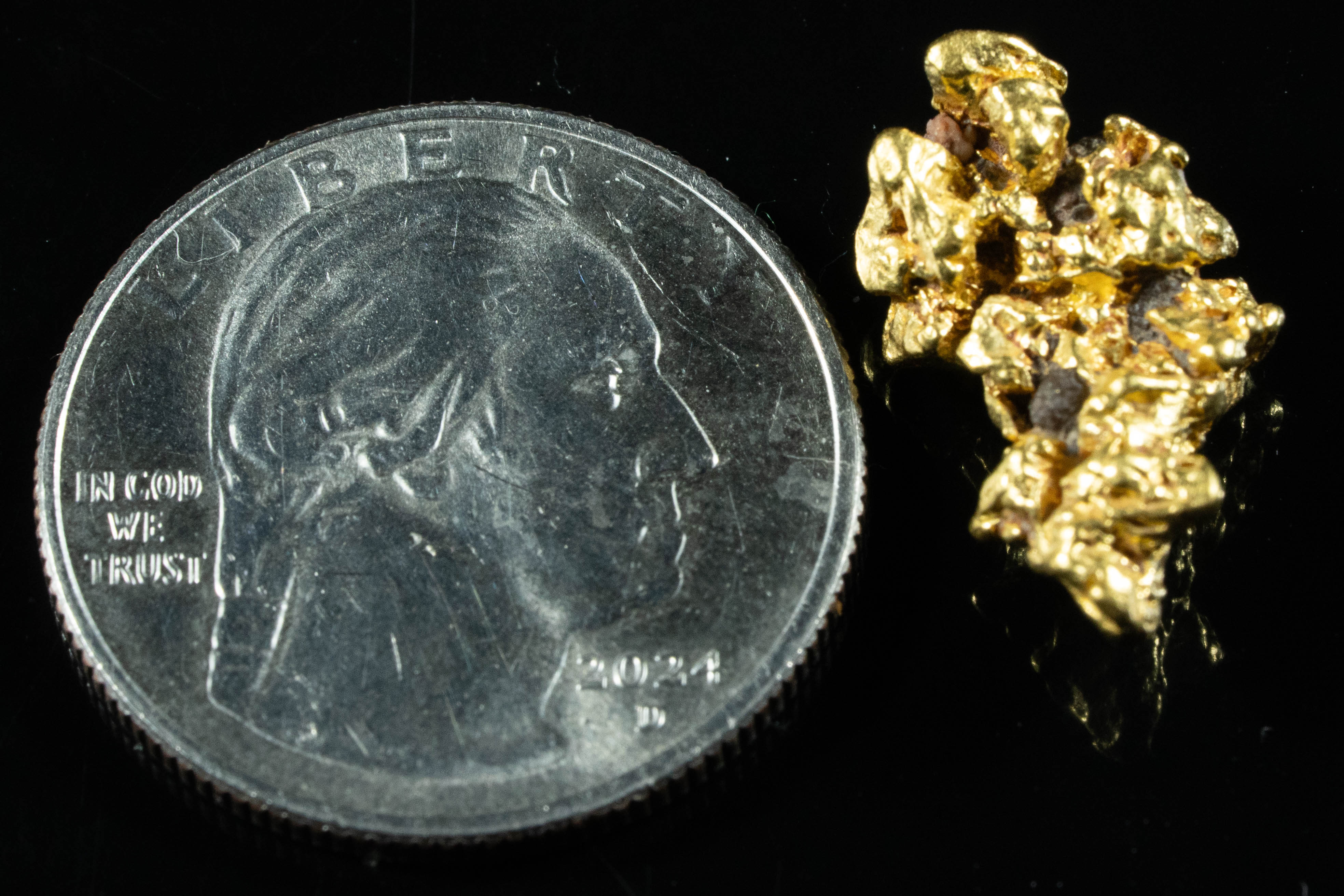 #1084 Natural Gold Nugget Australian 5.48 Grams Genuine