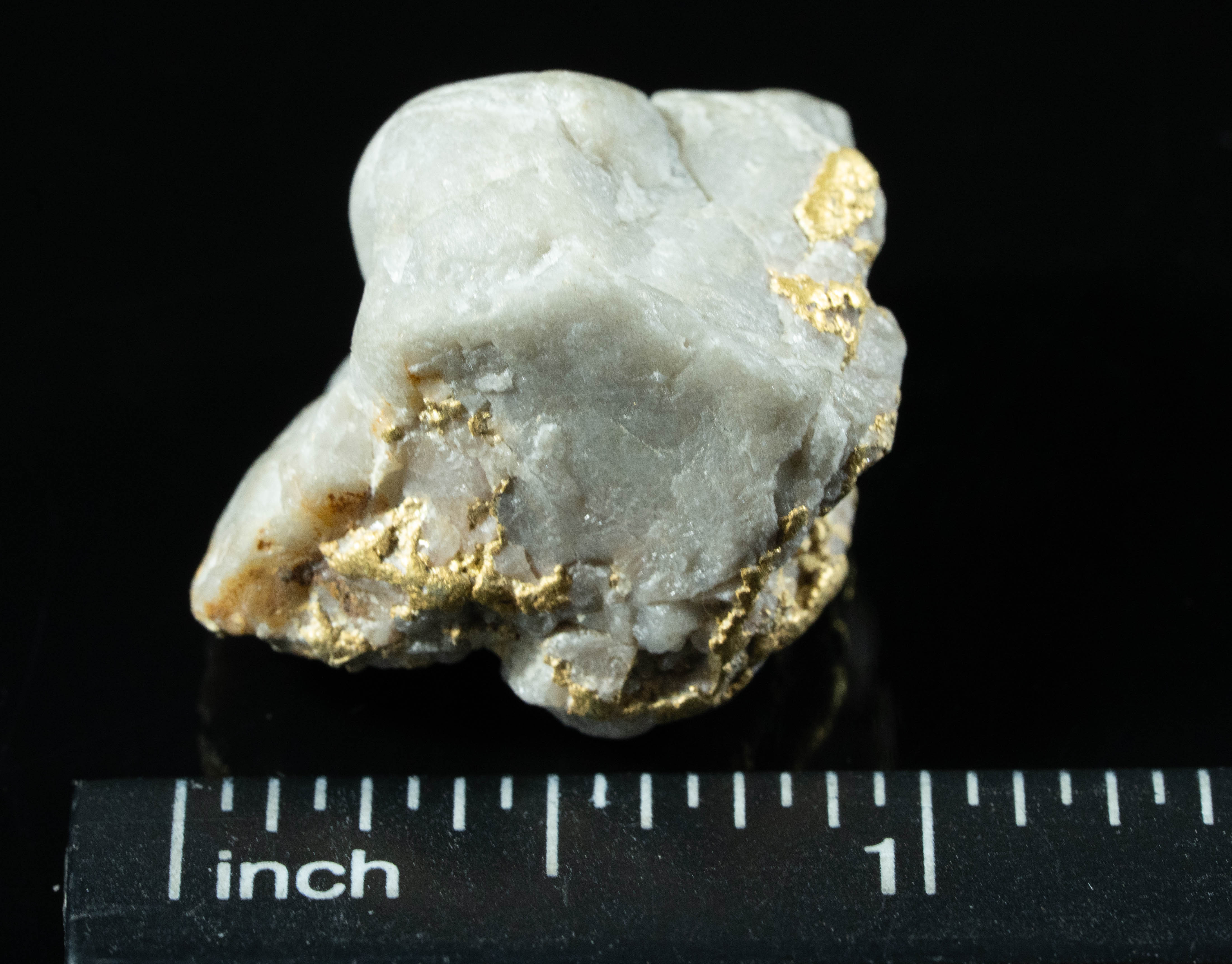 QN-41 "Alaskan BC Gold Nuggets with Quartz" Genuine 20.12 Grams