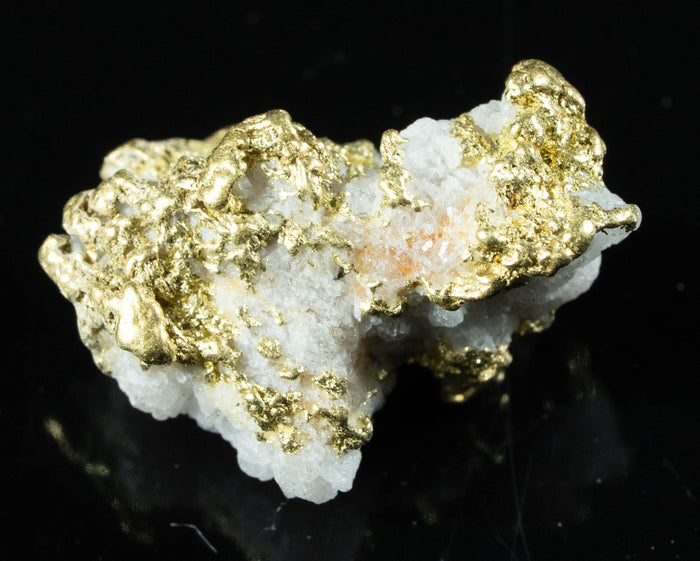 QN-52 "Alaskan BC Gold Nuggets with Quartz" Genuine 3.17 Grams