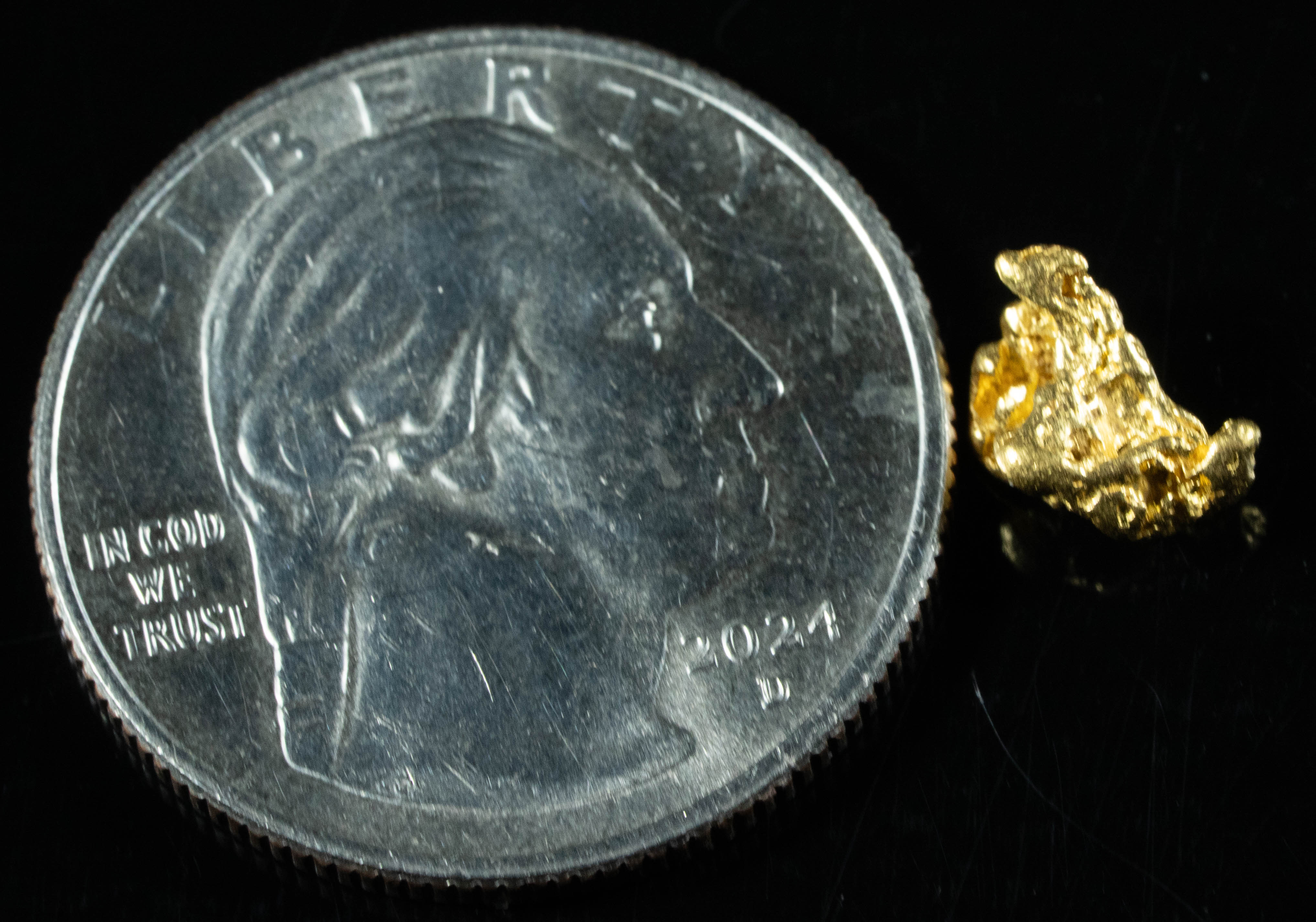 #870 Natural Gold Nugget Australian .90 Grams Genuine