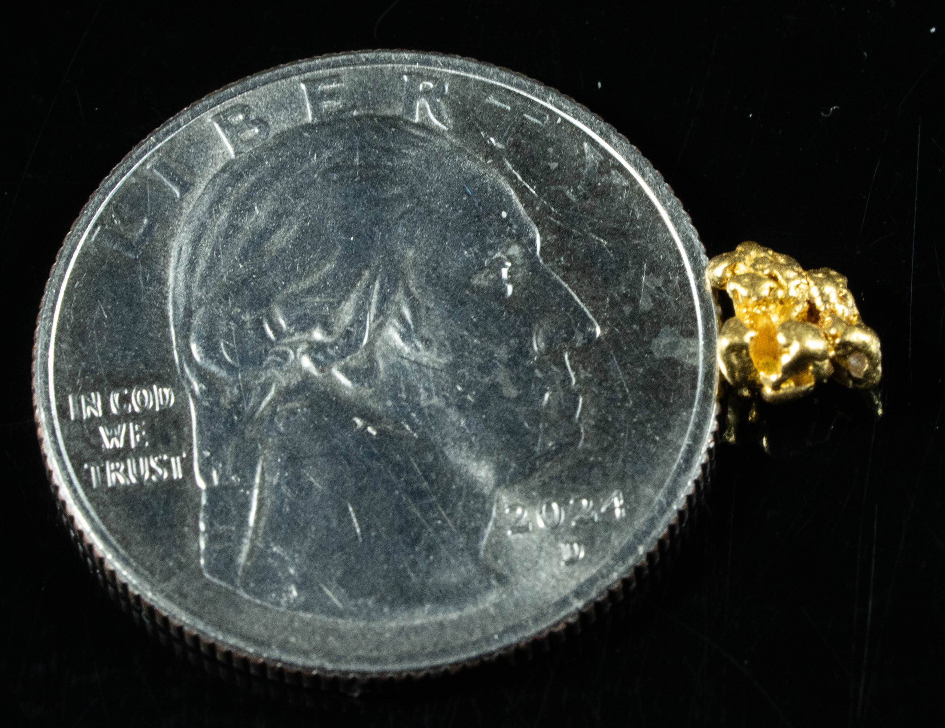 #875 Natural Gold Nugget Australian .70 Grams Genuine