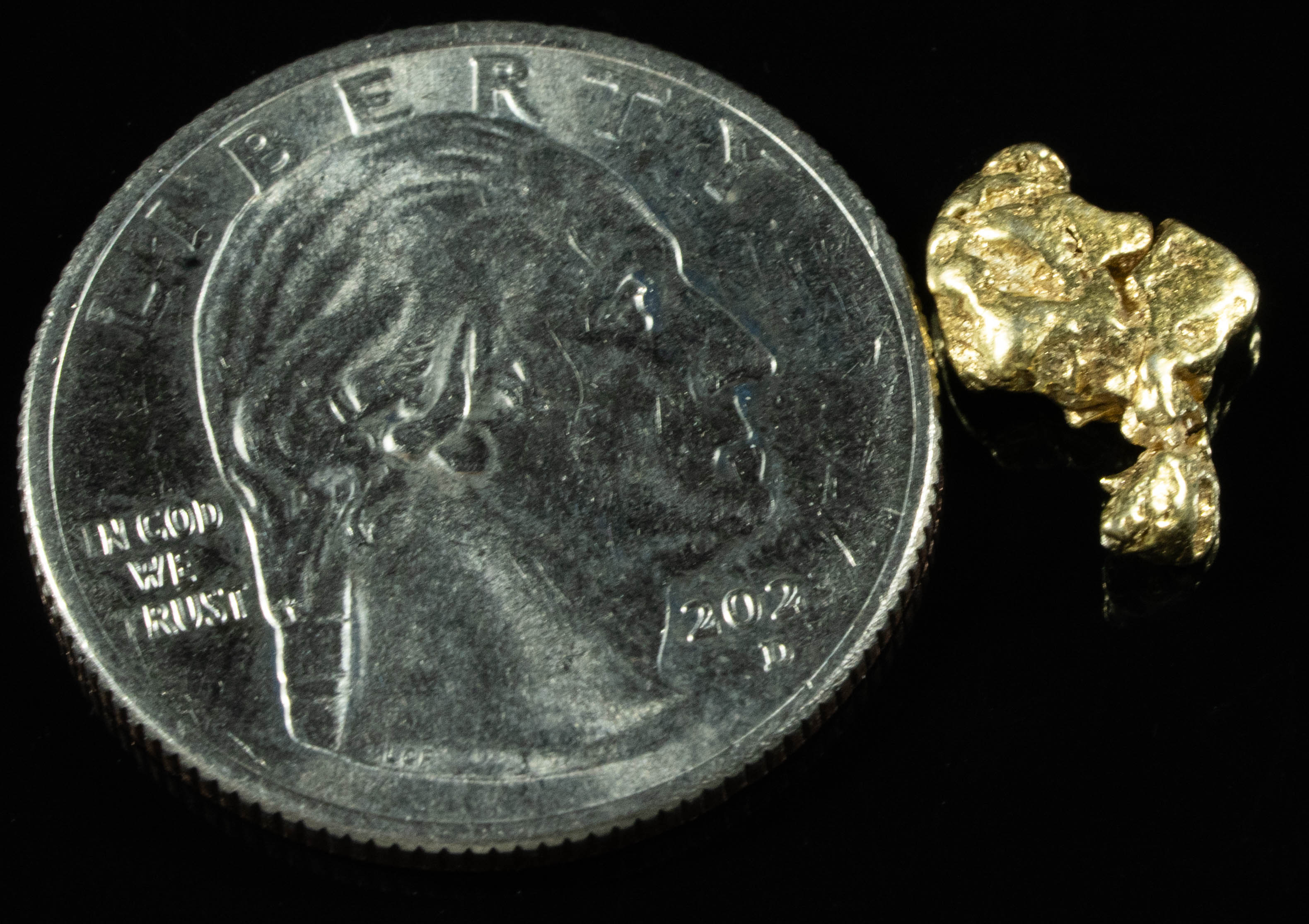 #40 Alaskan BC Natural Gold Nugget 1.33 Grams Genuine