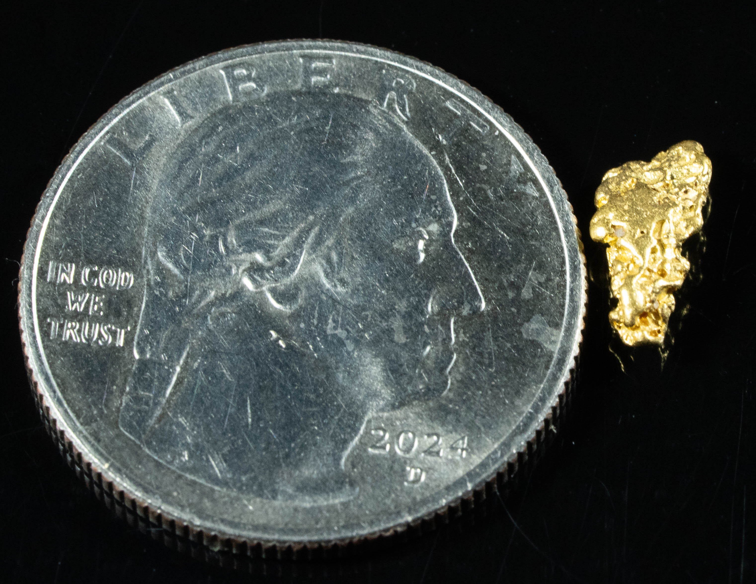 #880 Natural Gold Nugget Australian .70 Grams Genuine