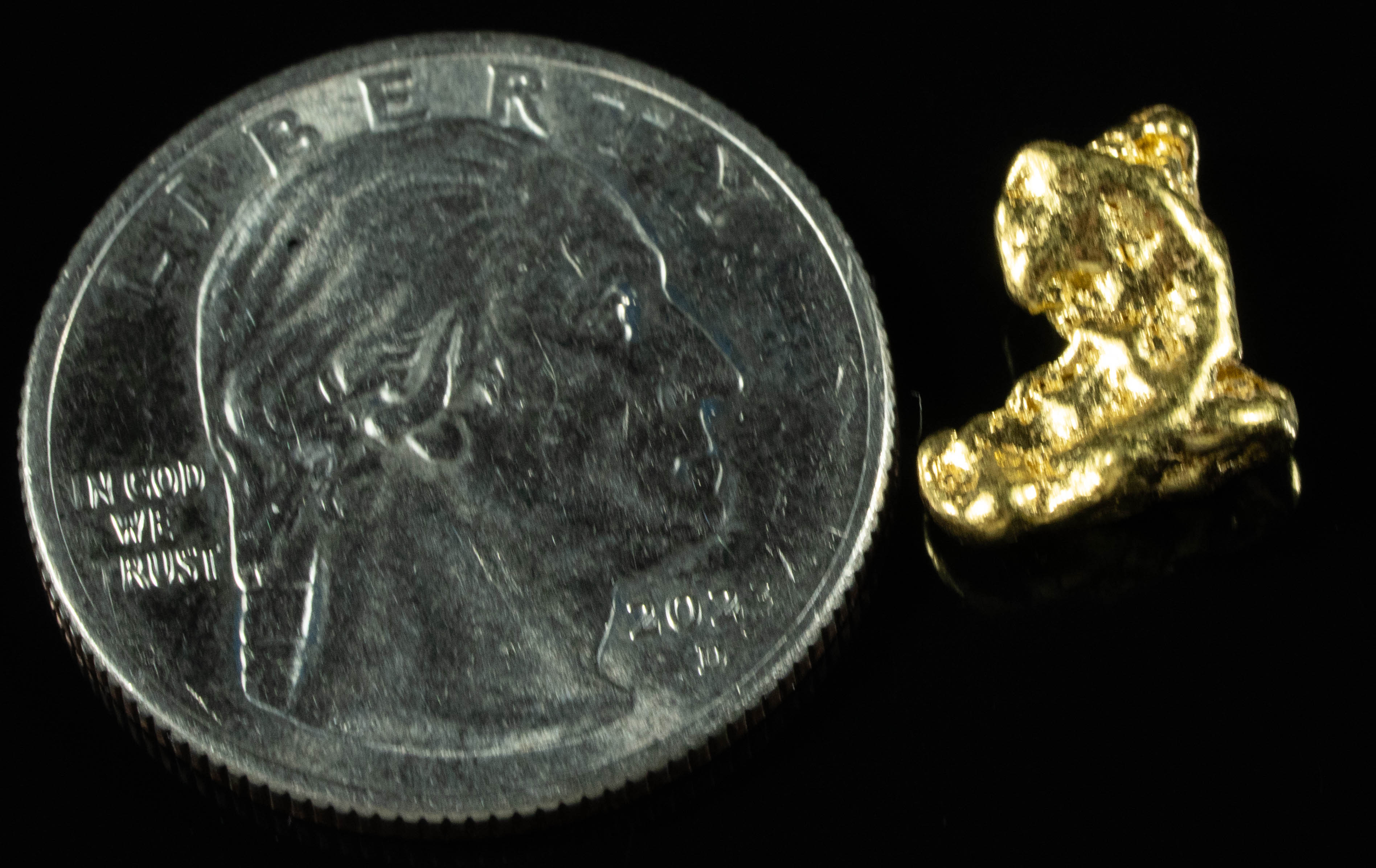 #182 Alaskan BC Natural Gold Nugget 2.40 Grams Genuine