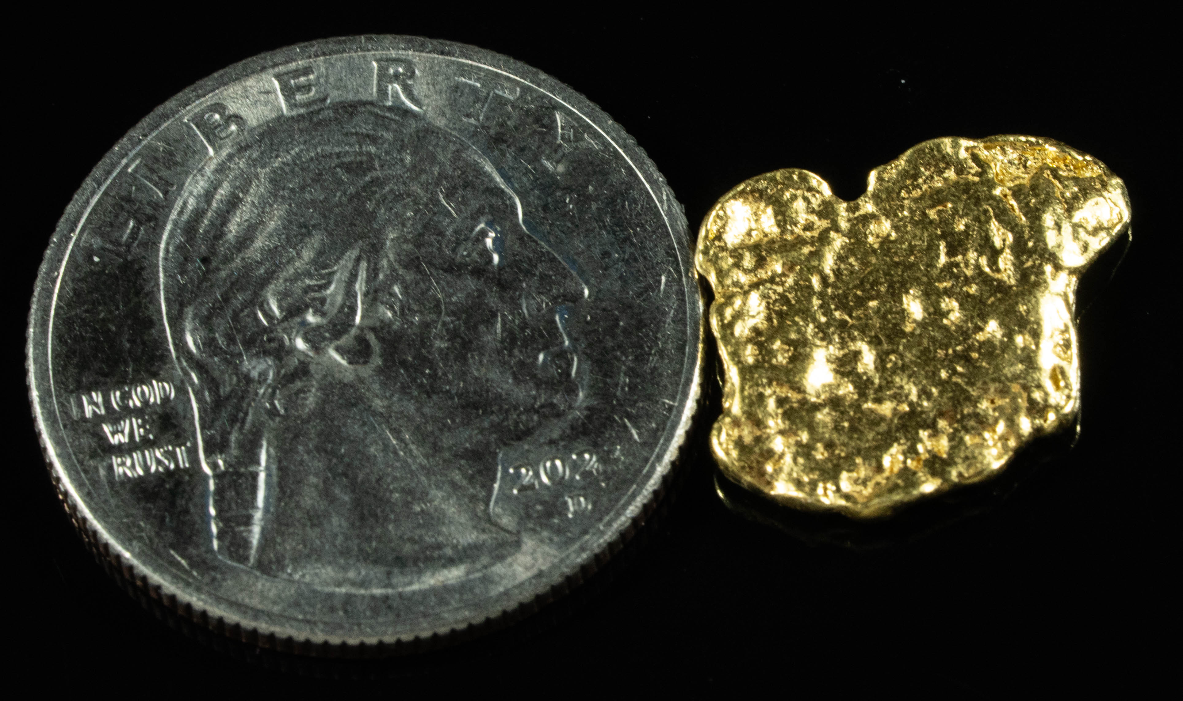 #183 Alaskan BC Natural Gold Nugget 3.05 Grams Genuine