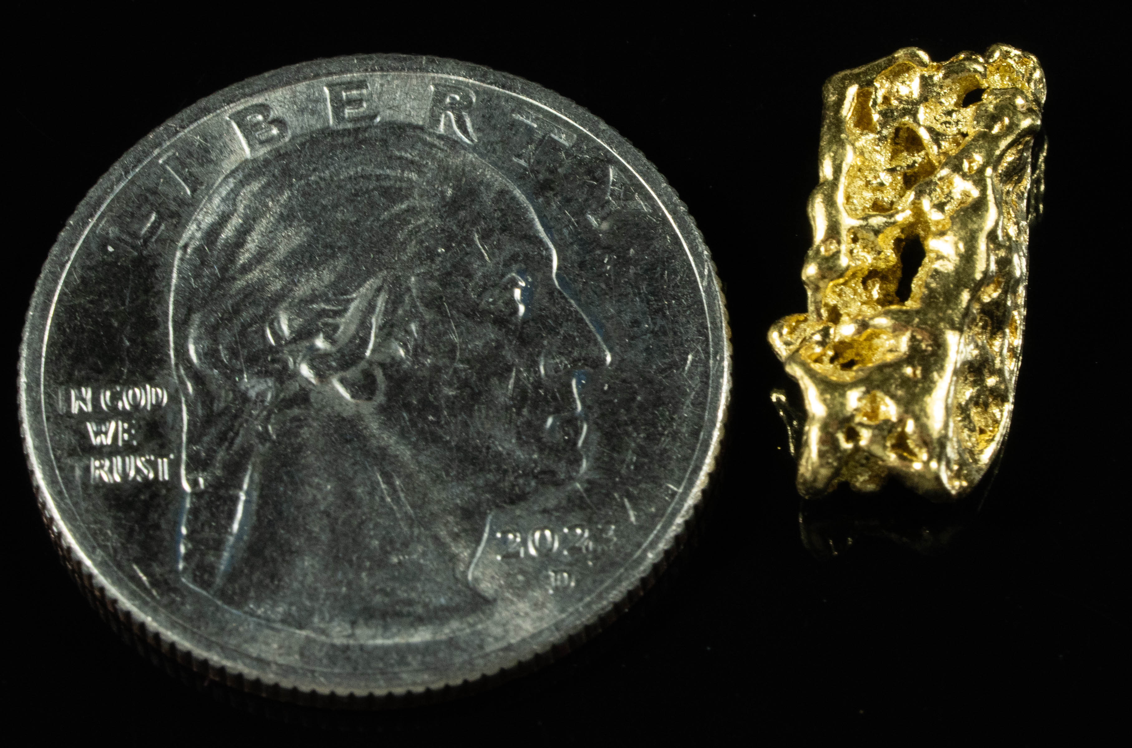 #189 Alaskan BC Natural Gold Nugget 2.84 Grams Genuine