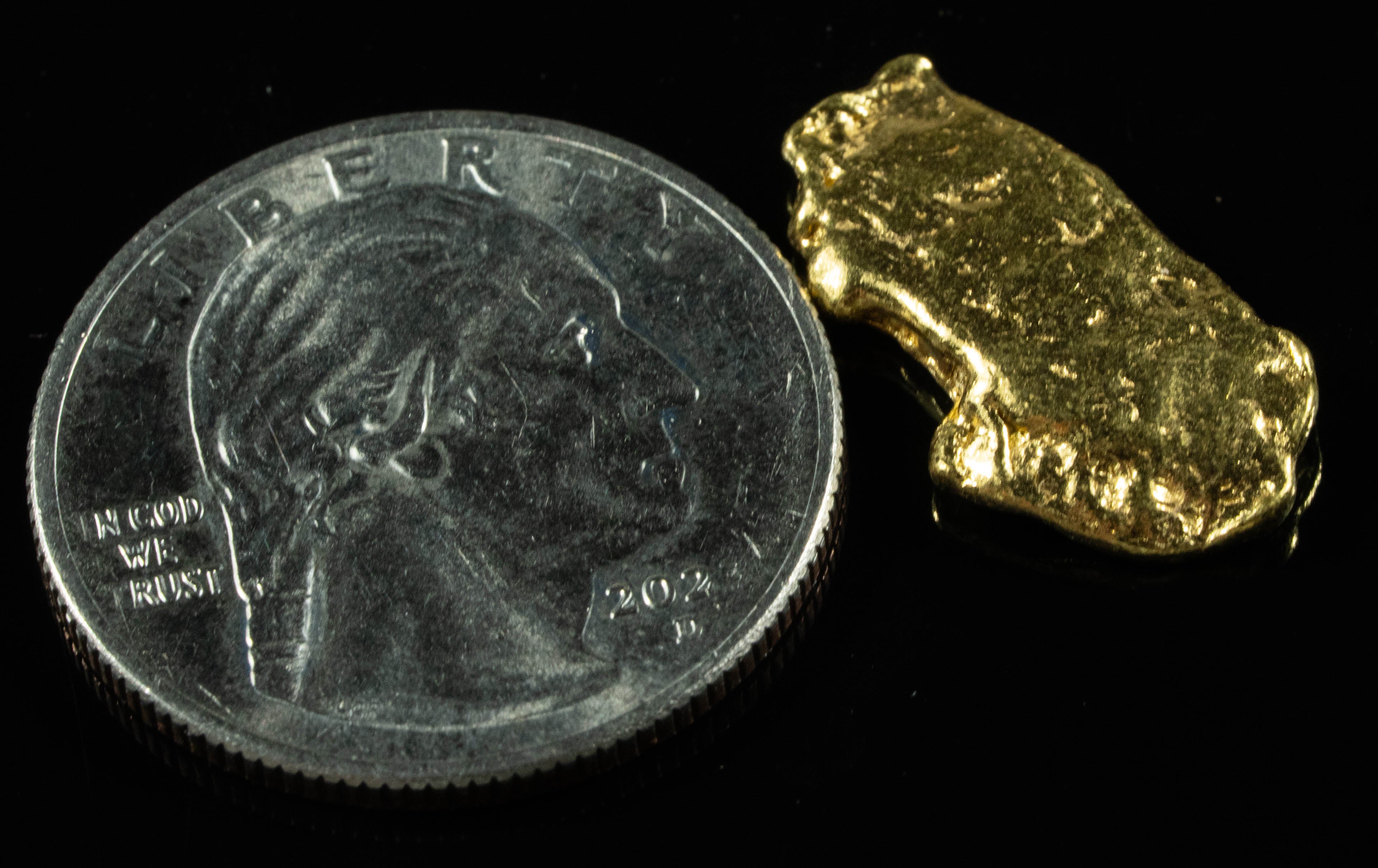 #242 Alaskan BC Natural Gold Nugget 4.53 Grams Genuine