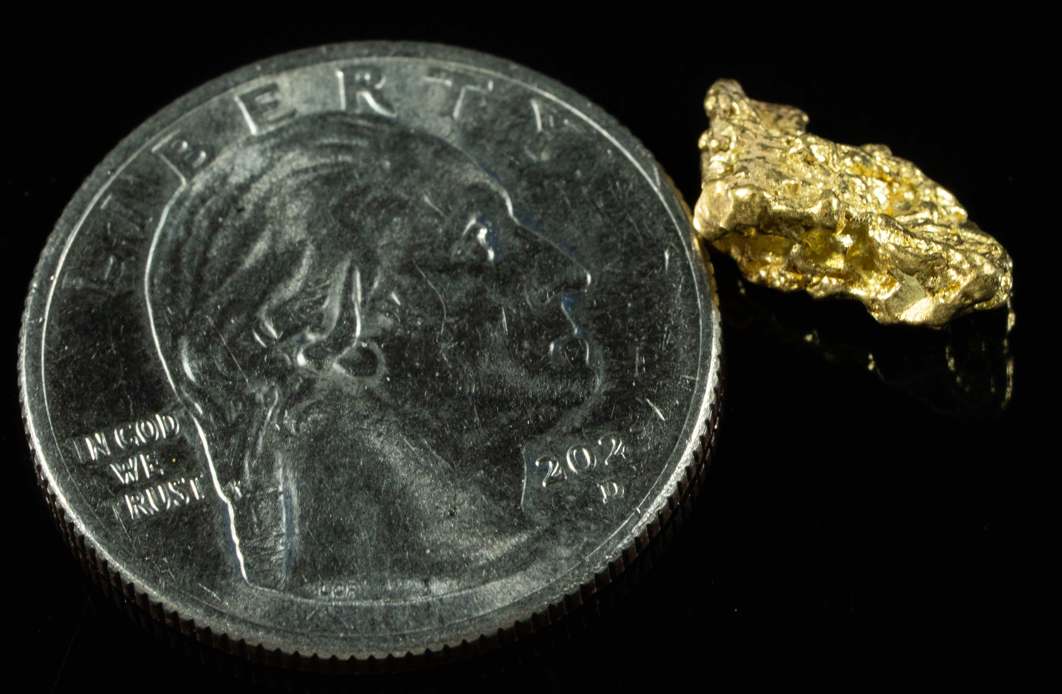 #132 Alaskan BC Natural Gold Nugget 1.73 Grams Genuine