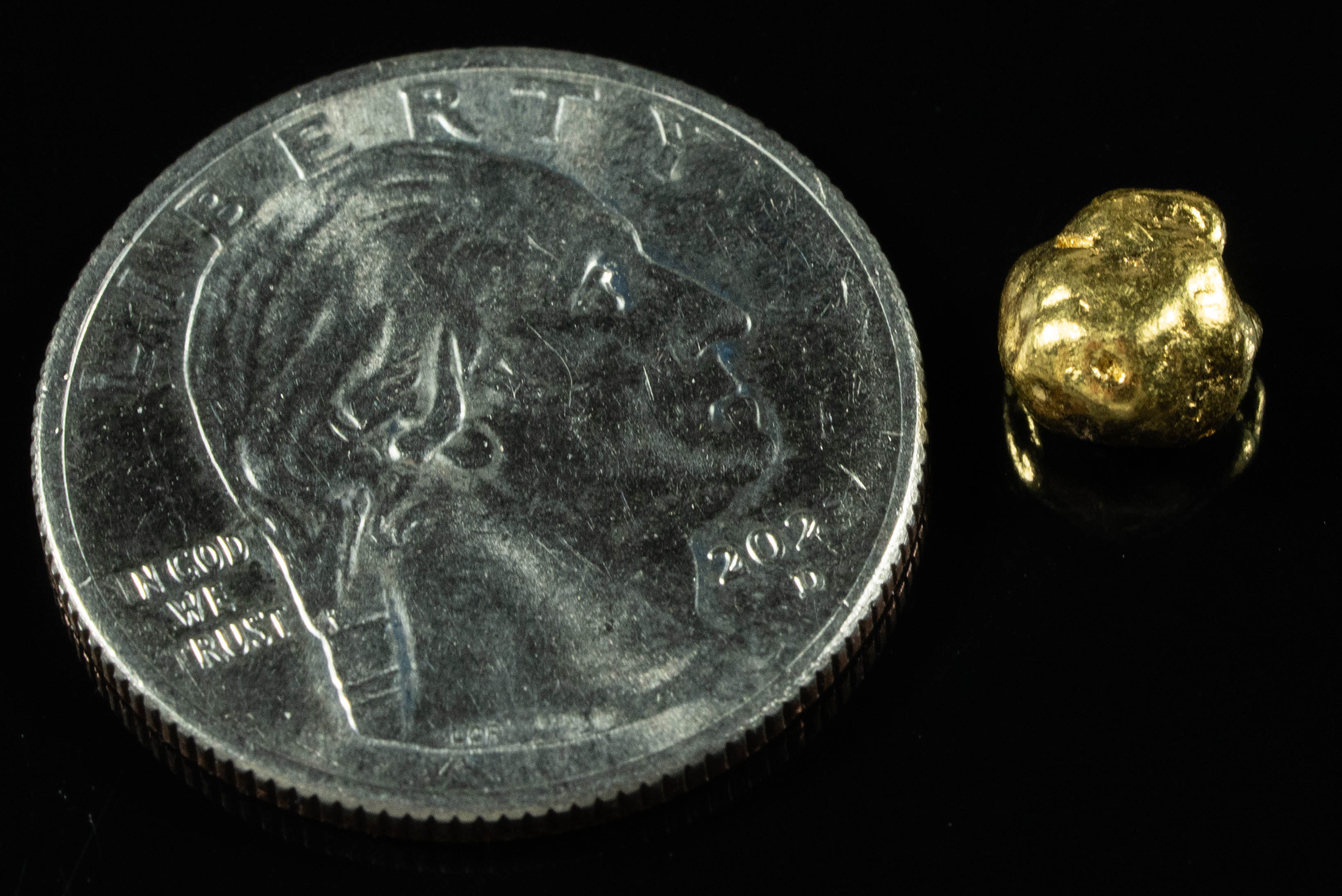 #251 Alaskan BC Natural Gold Nugget 2.21 Grams Genuine