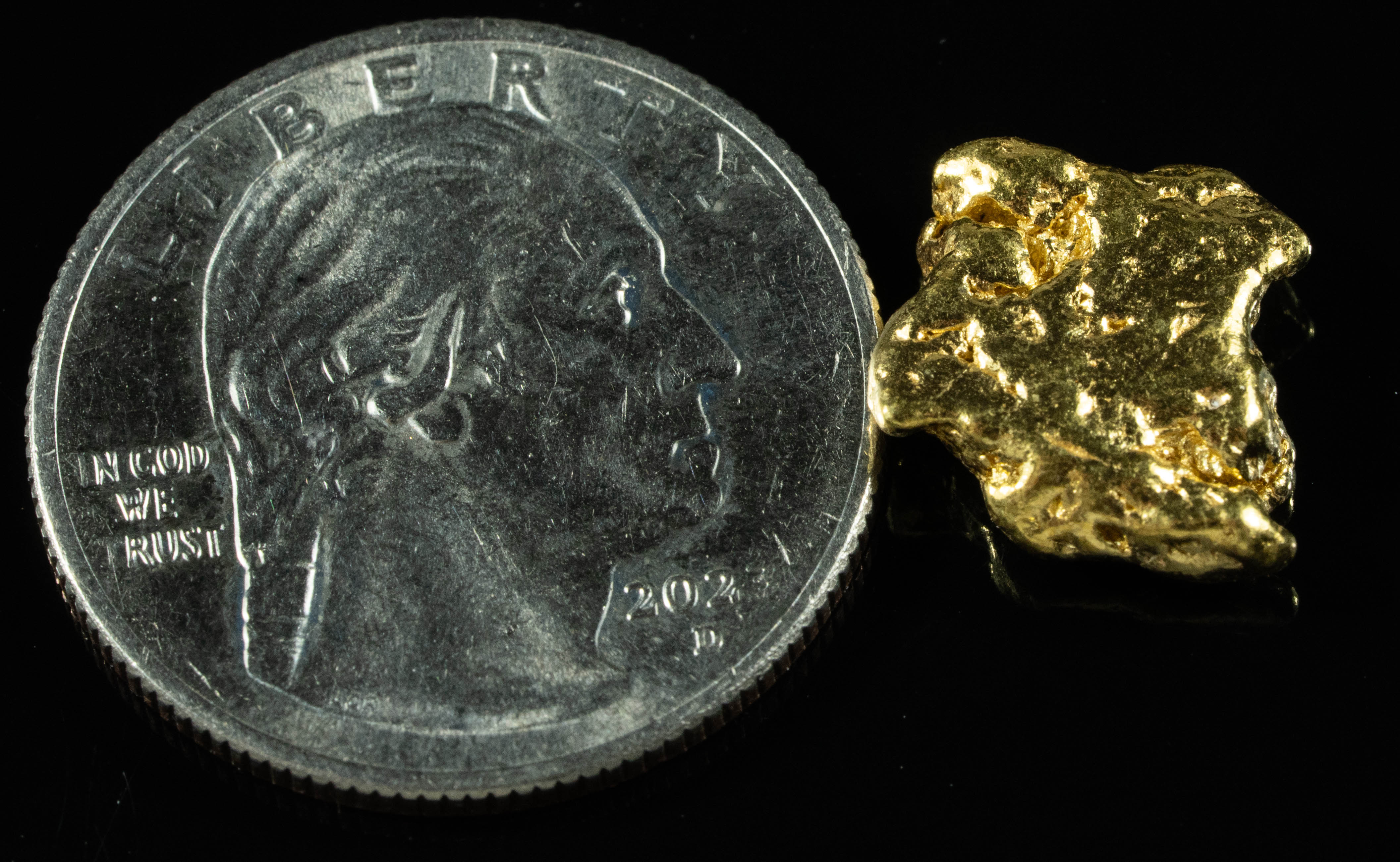 #255 Alaskan BC Natural Gold Nugget 4.16 Grams Genuine