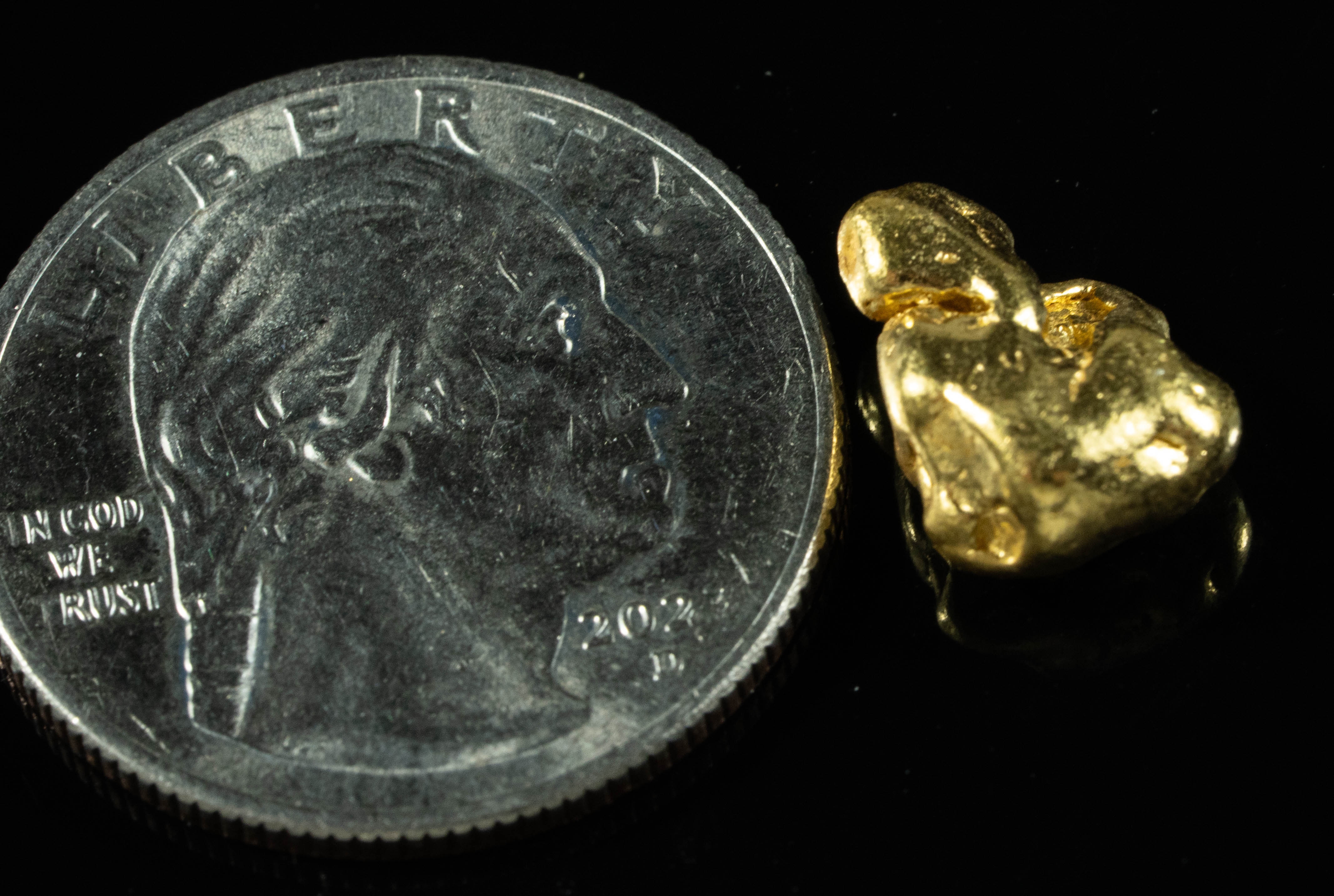 #256 Alaskan BC Natural Gold Nugget 4.65 Grams Genuine