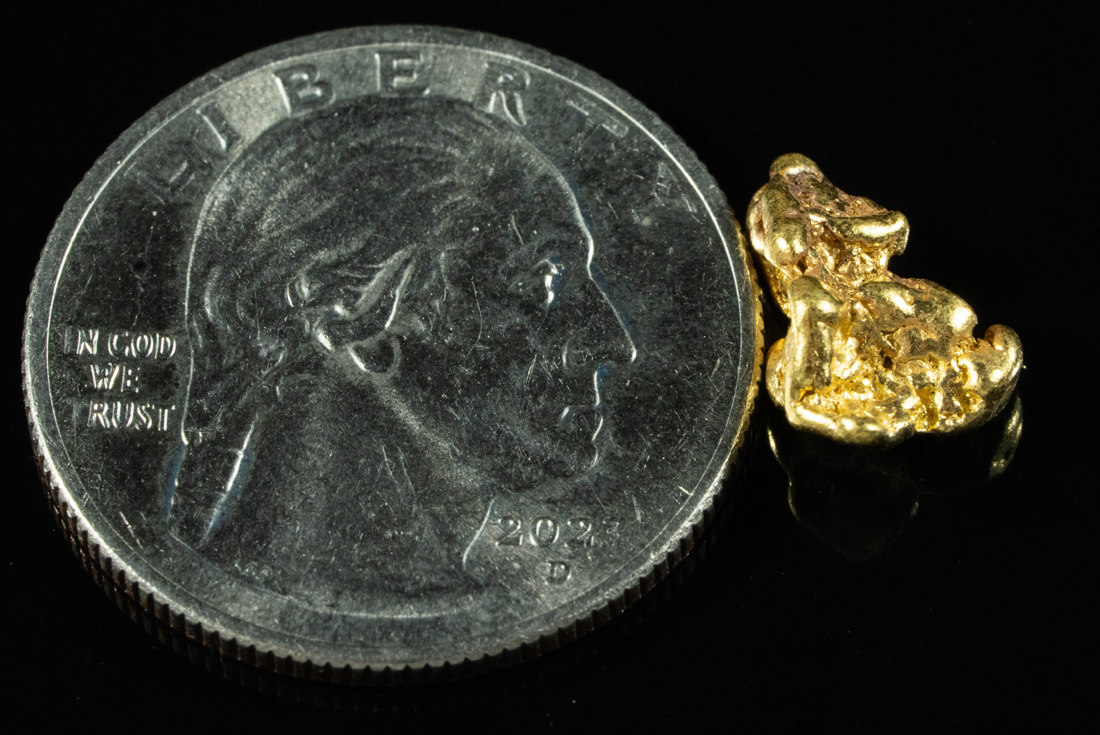 #260 Alaskan BC Natural Gold Nugget 2.15 Grams Genuine