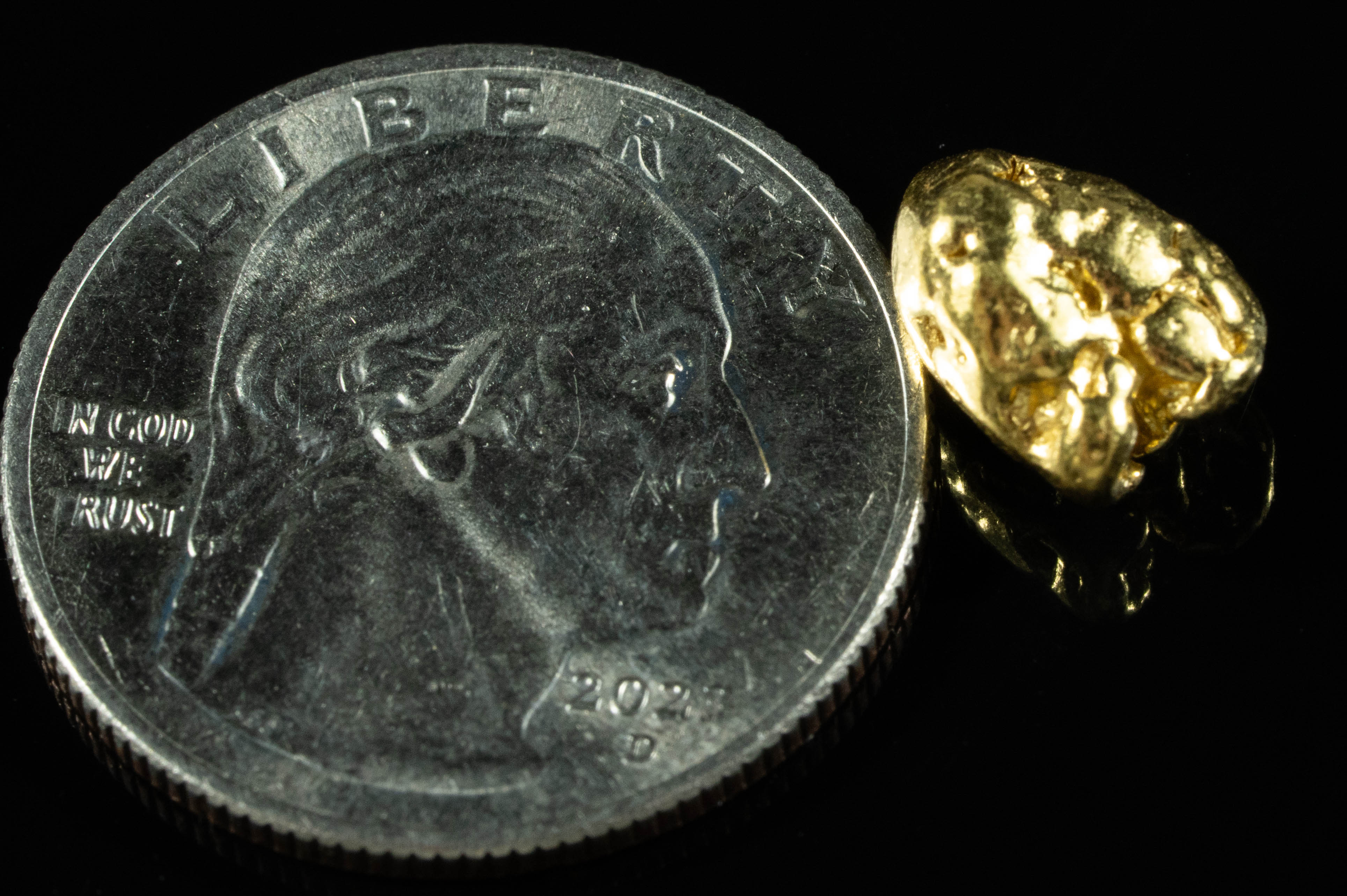 #261 Alaskan BC Natural Gold Nugget 3.79 Grams Genuine