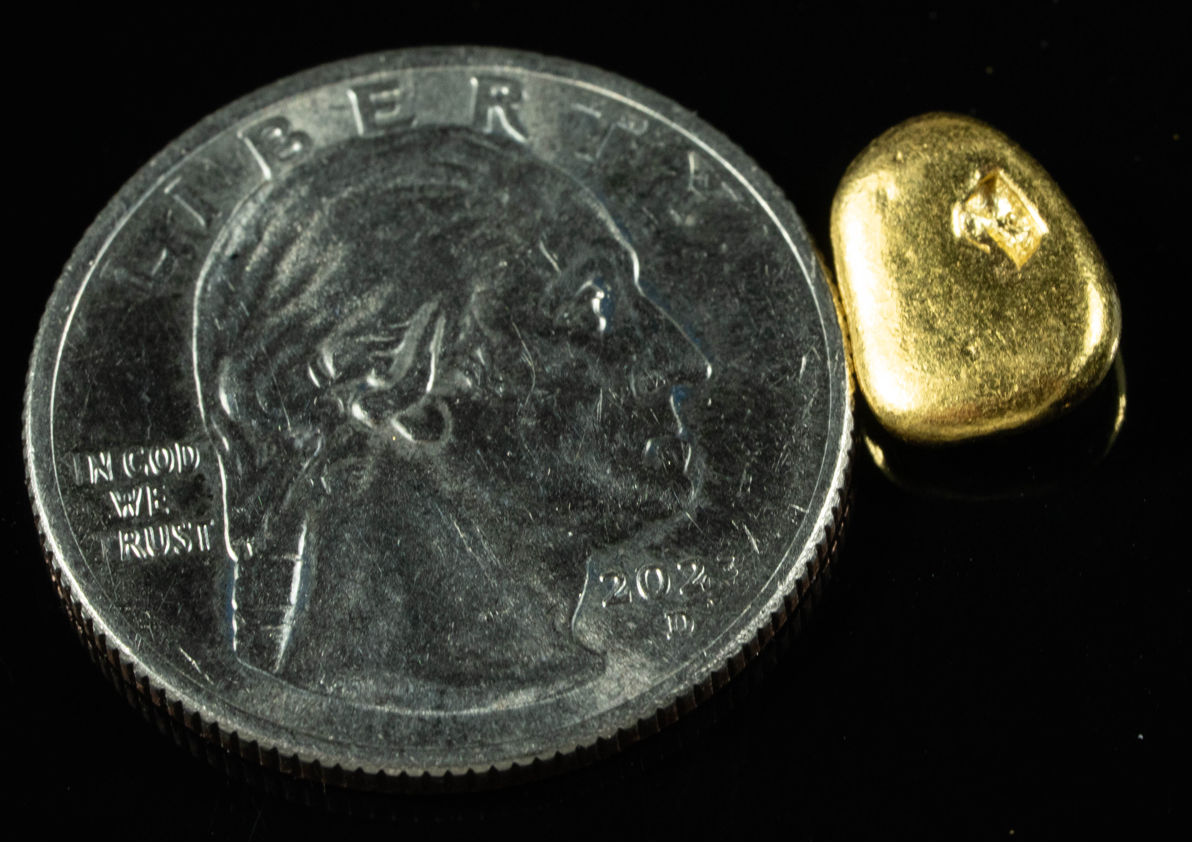 #272 Alaskan BC Natural Gold Nugget 2.35 Grams Genuine