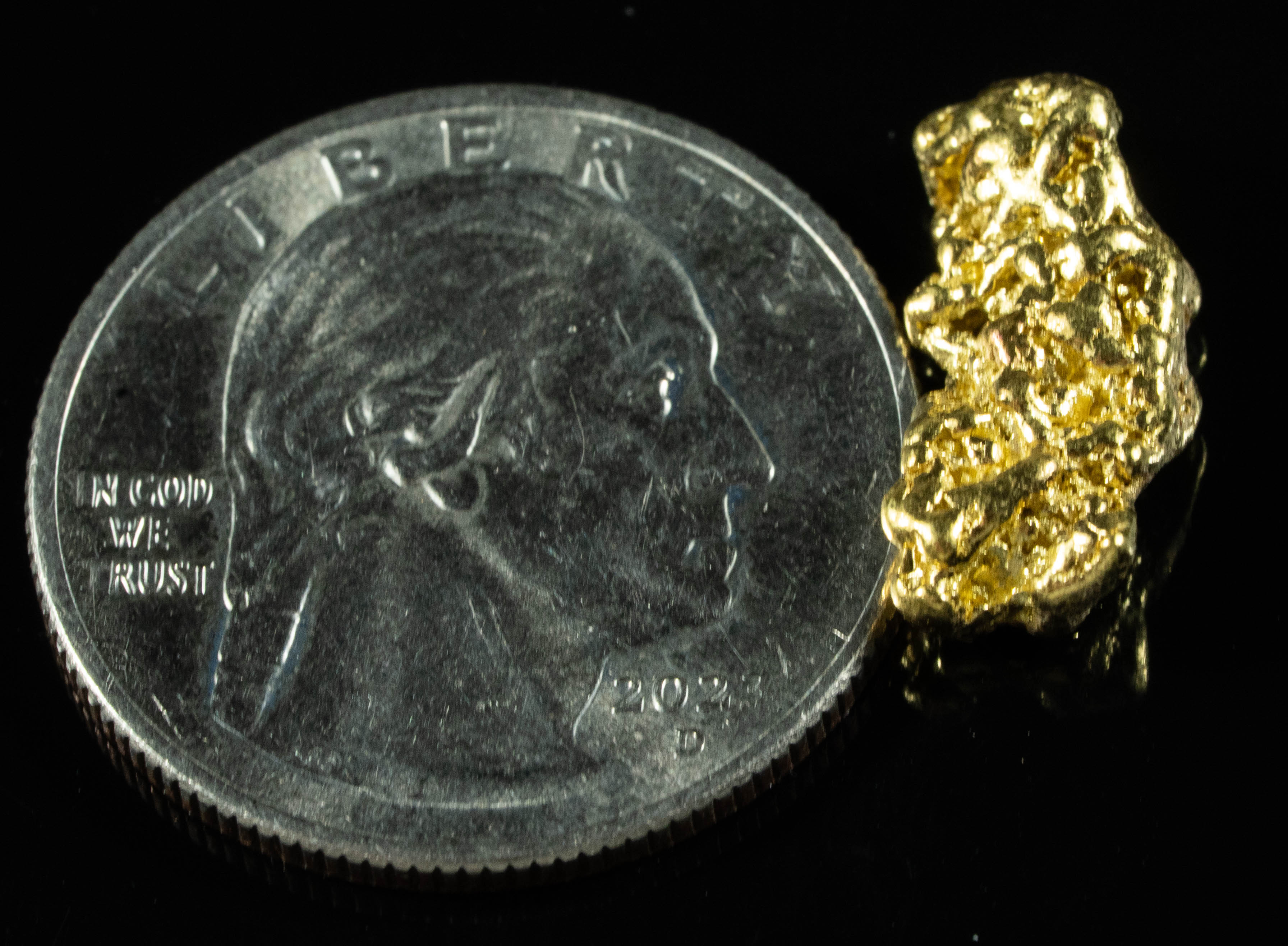 #277 Alaskan BC Natural Gold Nugget 3.08 Grams Genuine