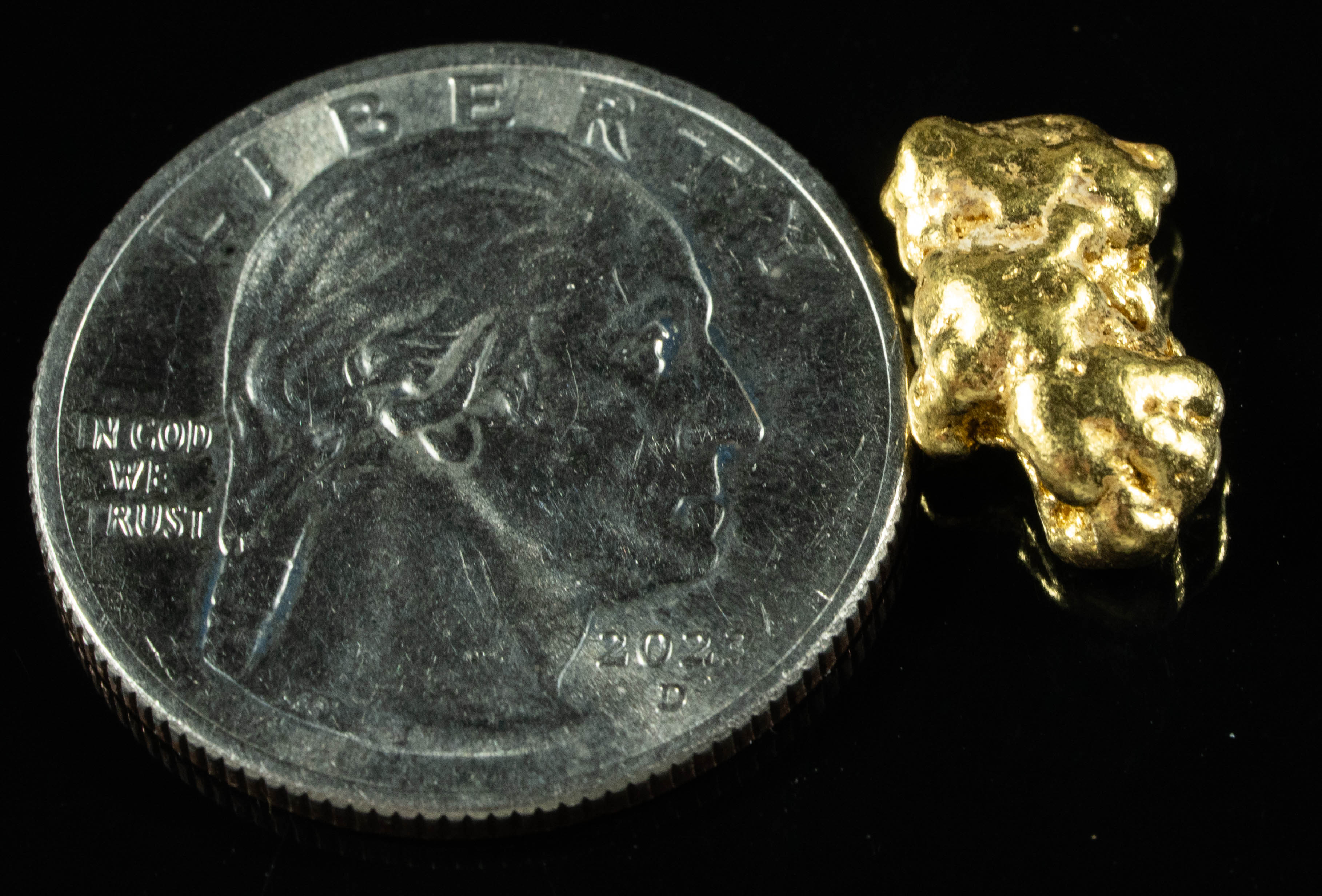#279 Alaskan BC Natural Gold Nugget 3.71 Grams Genuine