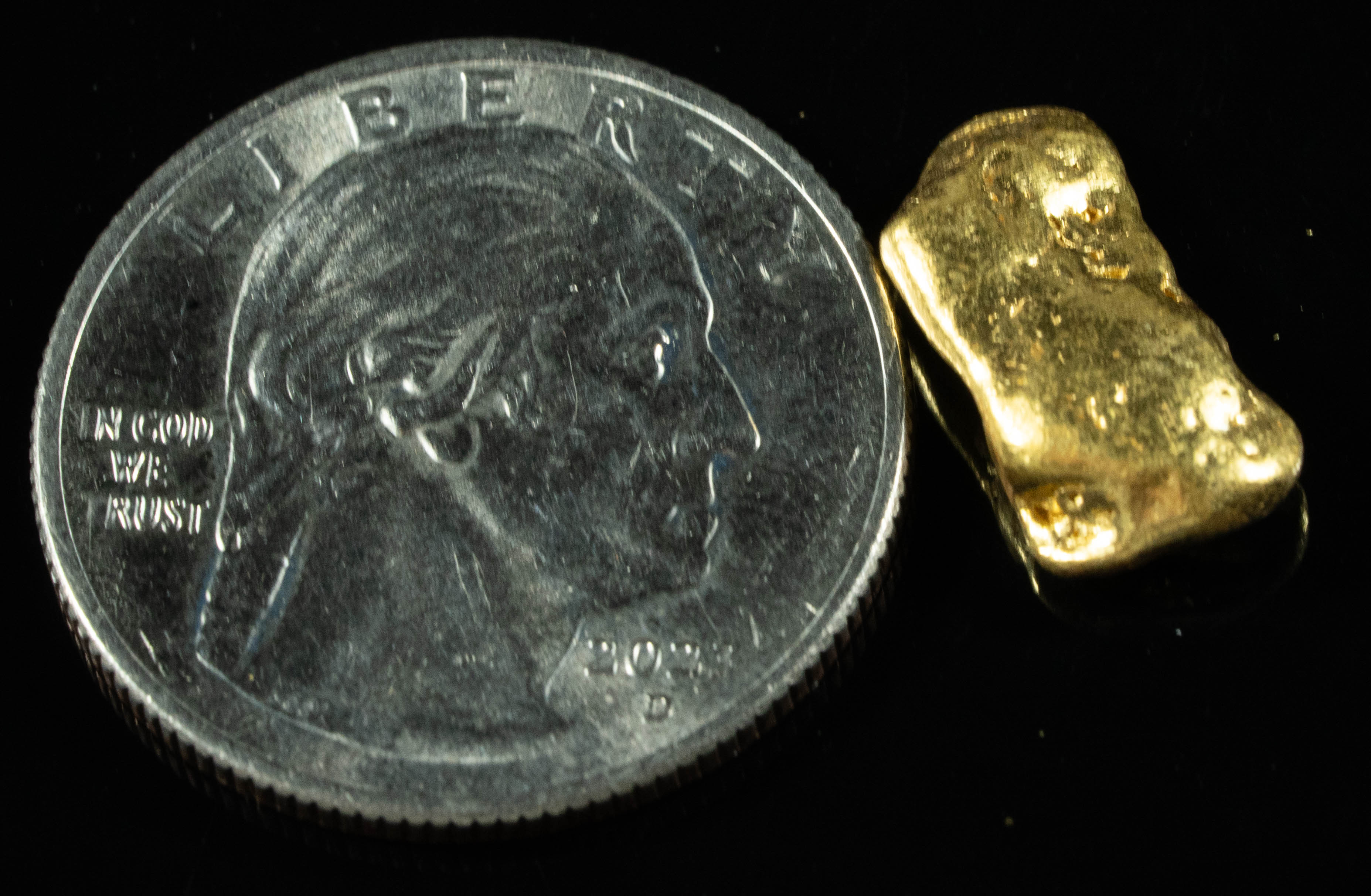 #280 Alaskan BC Natural Gold Nugget 4.58 Grams Genuine
