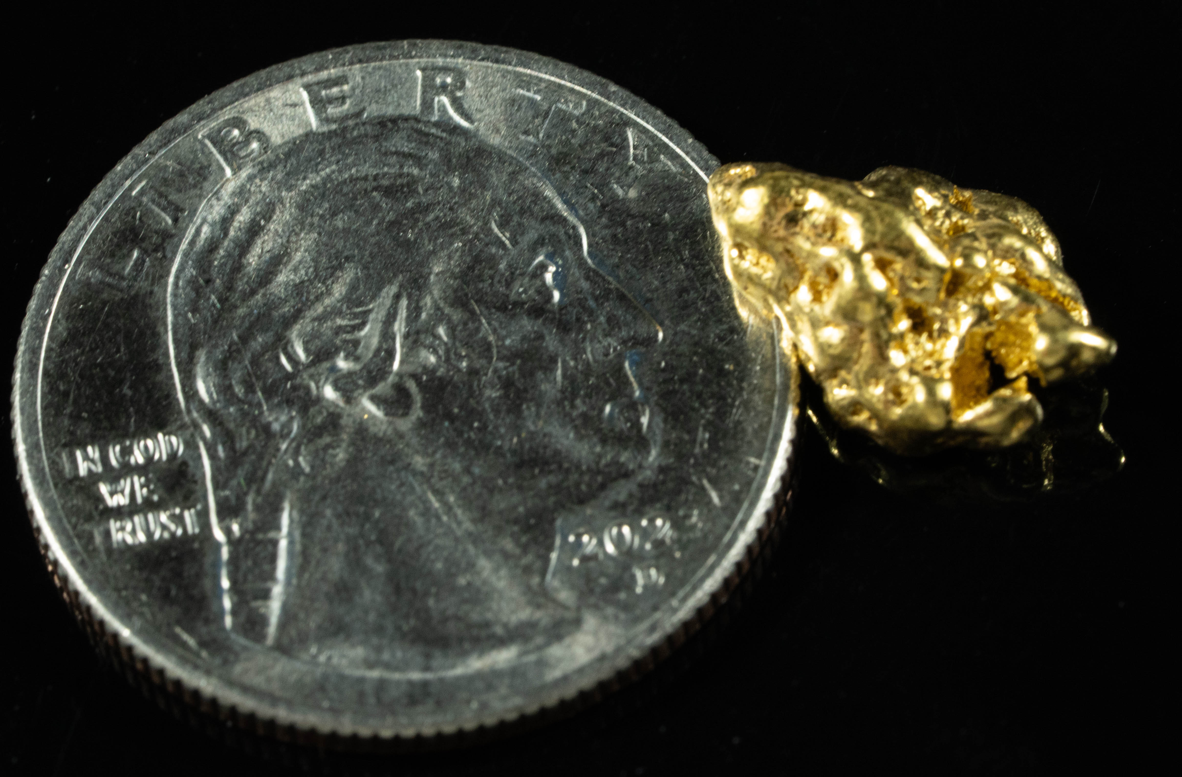 #303 Alaskan BC Natural Gold Nugget 3.03 Grams Genuine