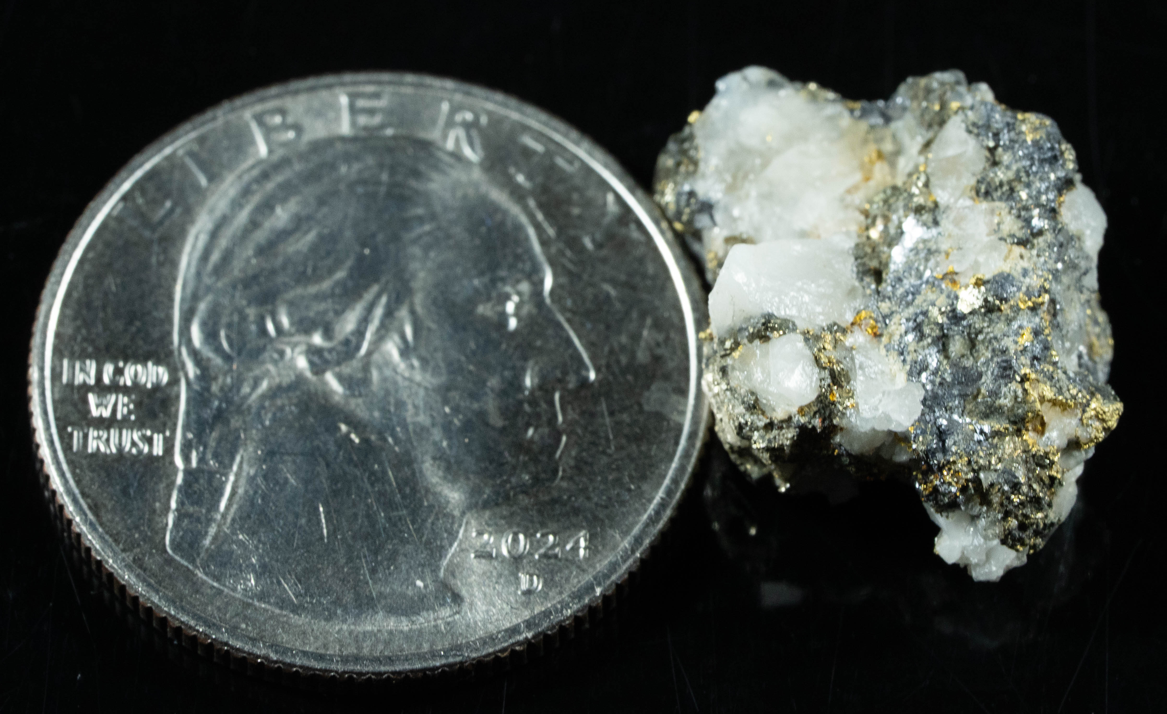 #K-5 Crystalline Gold Nugget Specimen 5.02 Grams Oriental Mine Sierra County California Rare