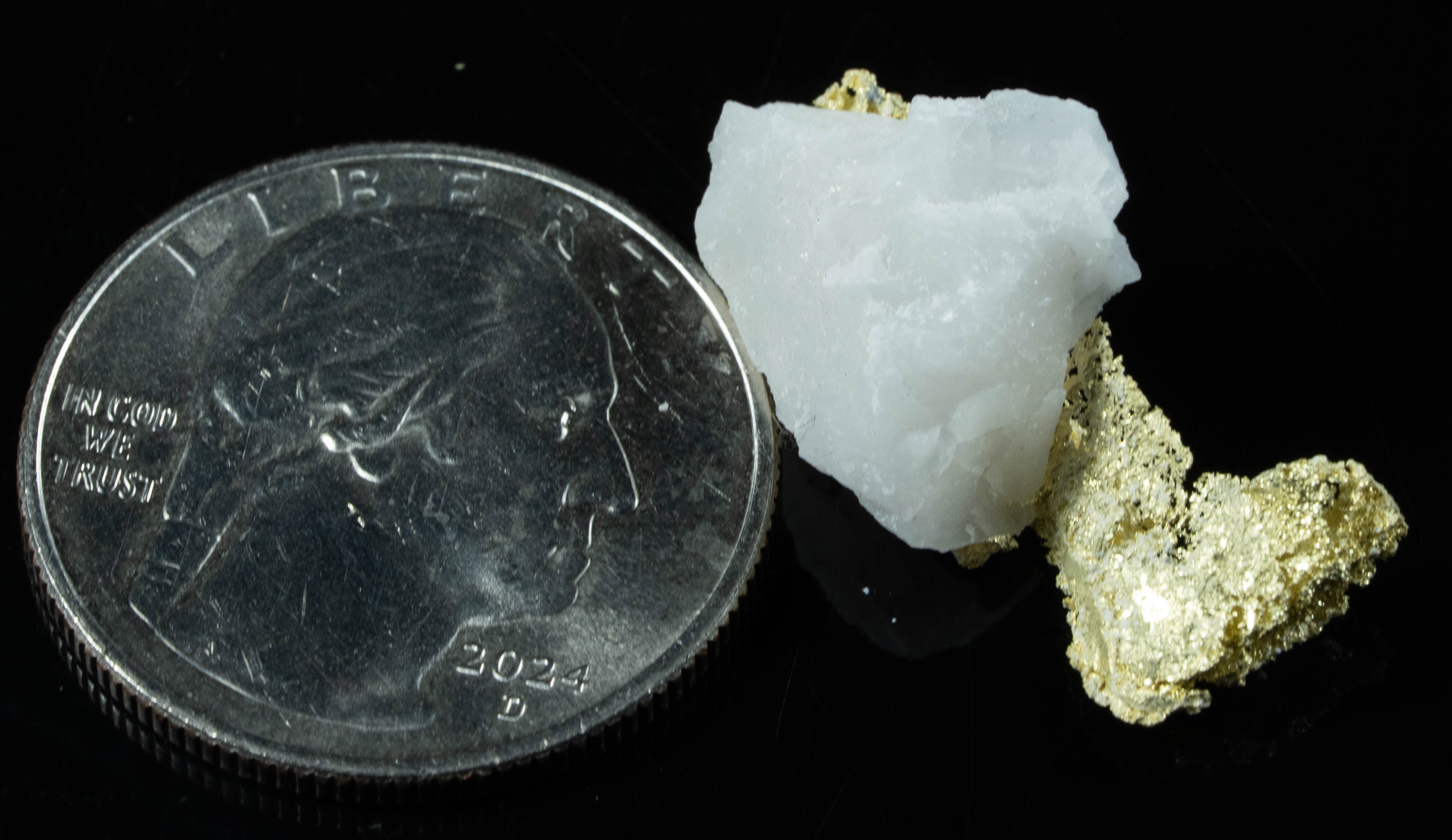 #OM-157 Crystalline Gold Nugget Specimen 2.46 Grams Oriental Mine Sierra County California Rare