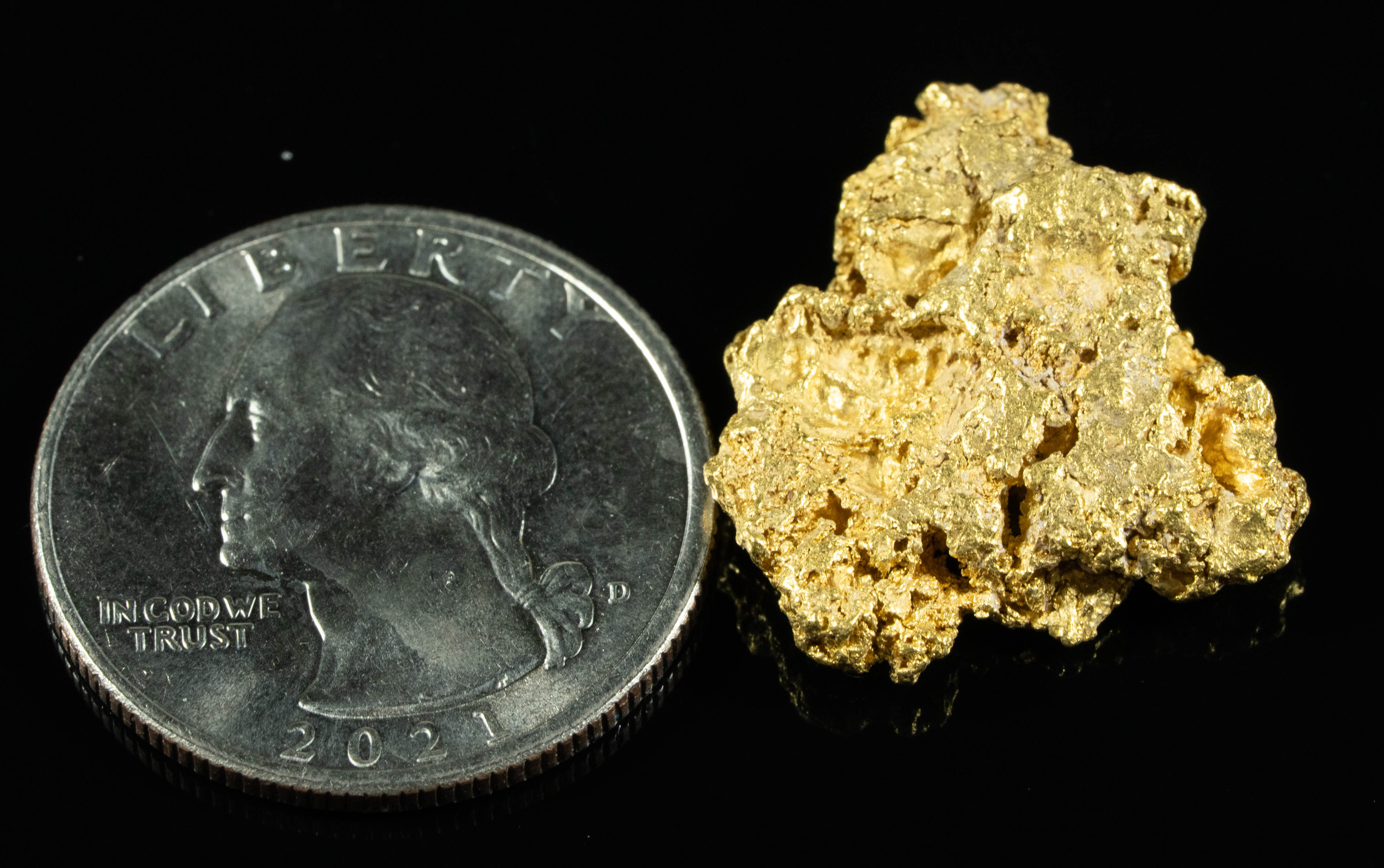 #1194 Natural Gold Nugget Australian 12.14 Grams Genuine