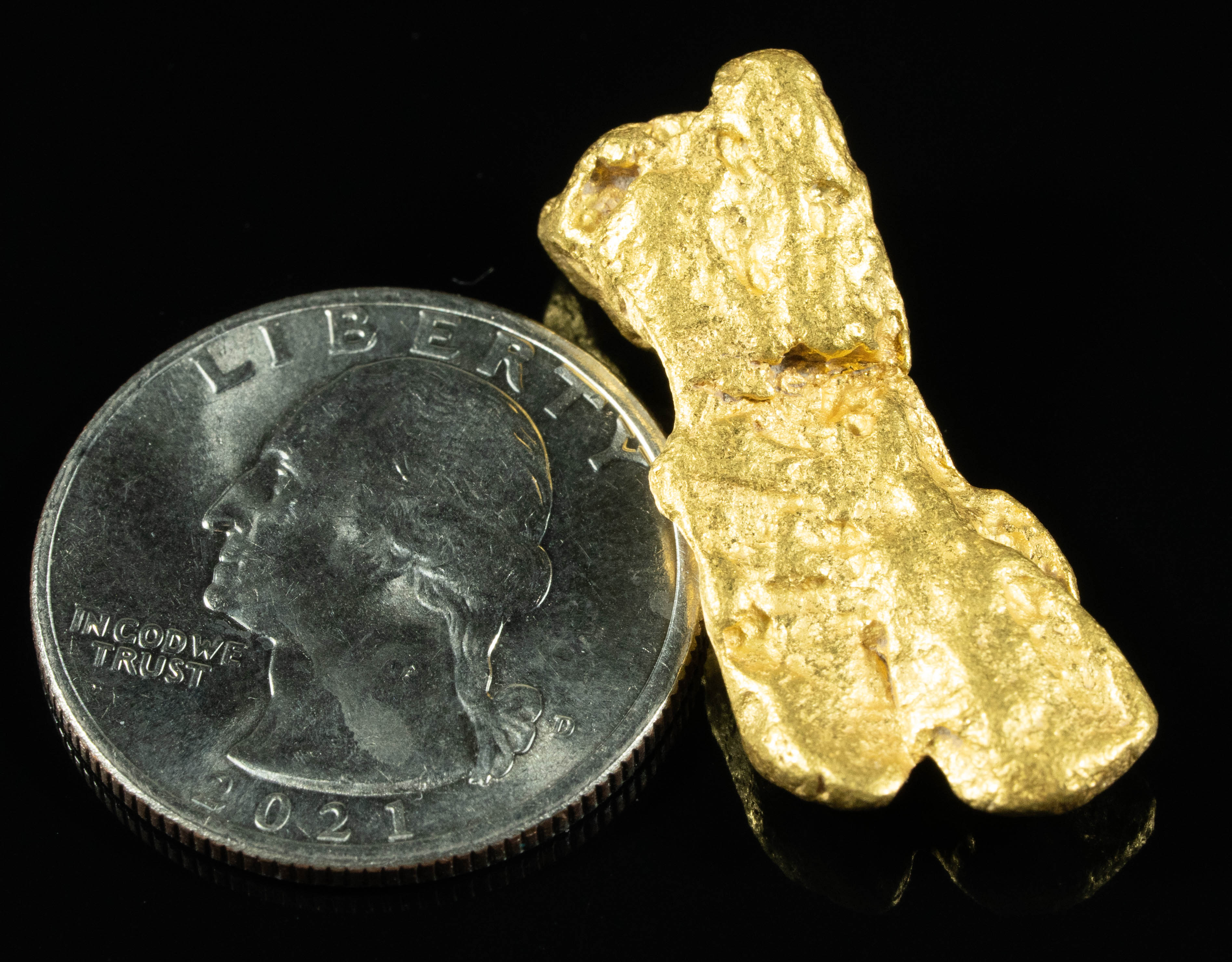 #1190 Natural Gold Nugget Australian 18.16 Grams Genuine