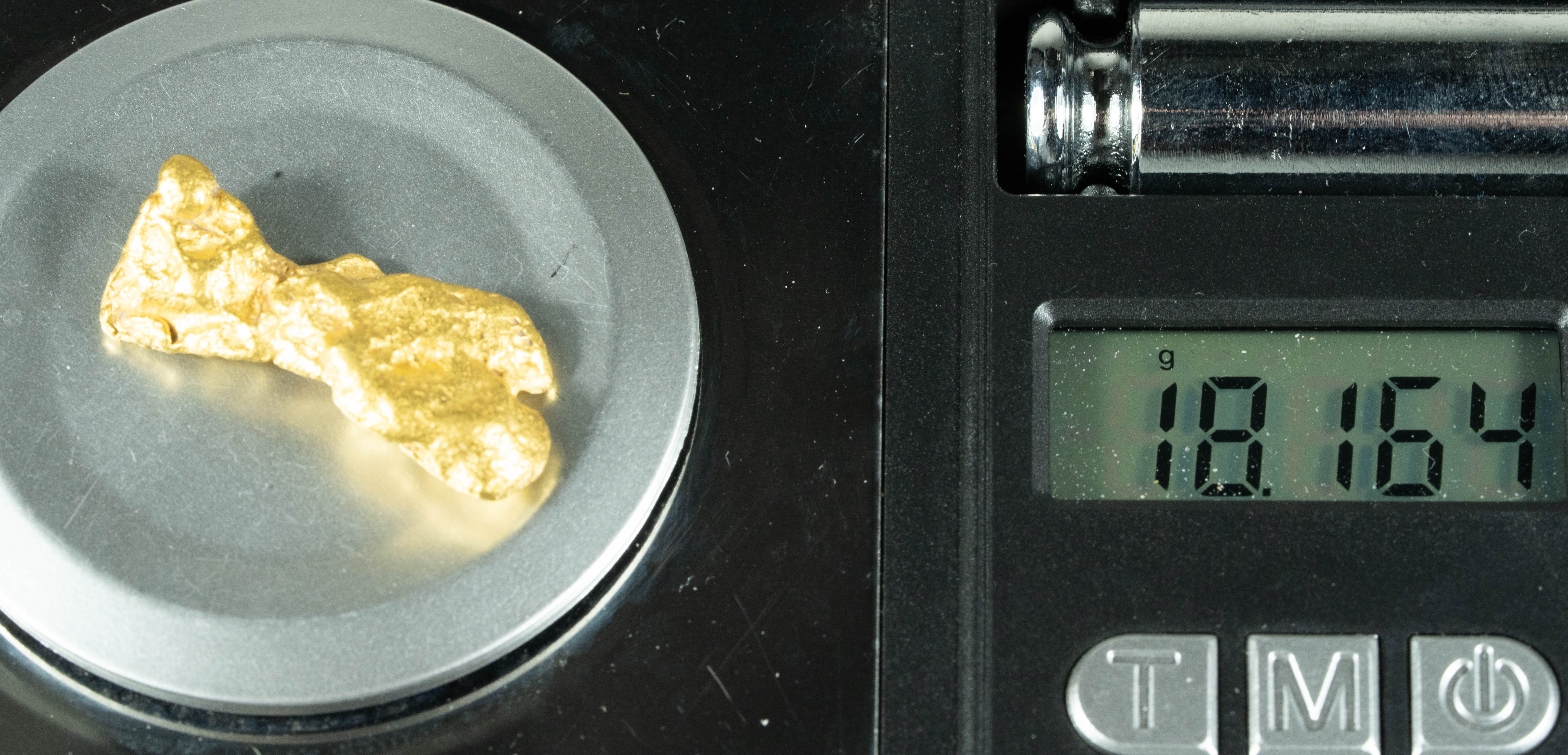 #1190 Natural Gold Nugget Australian 18.16 Grams Genuine
