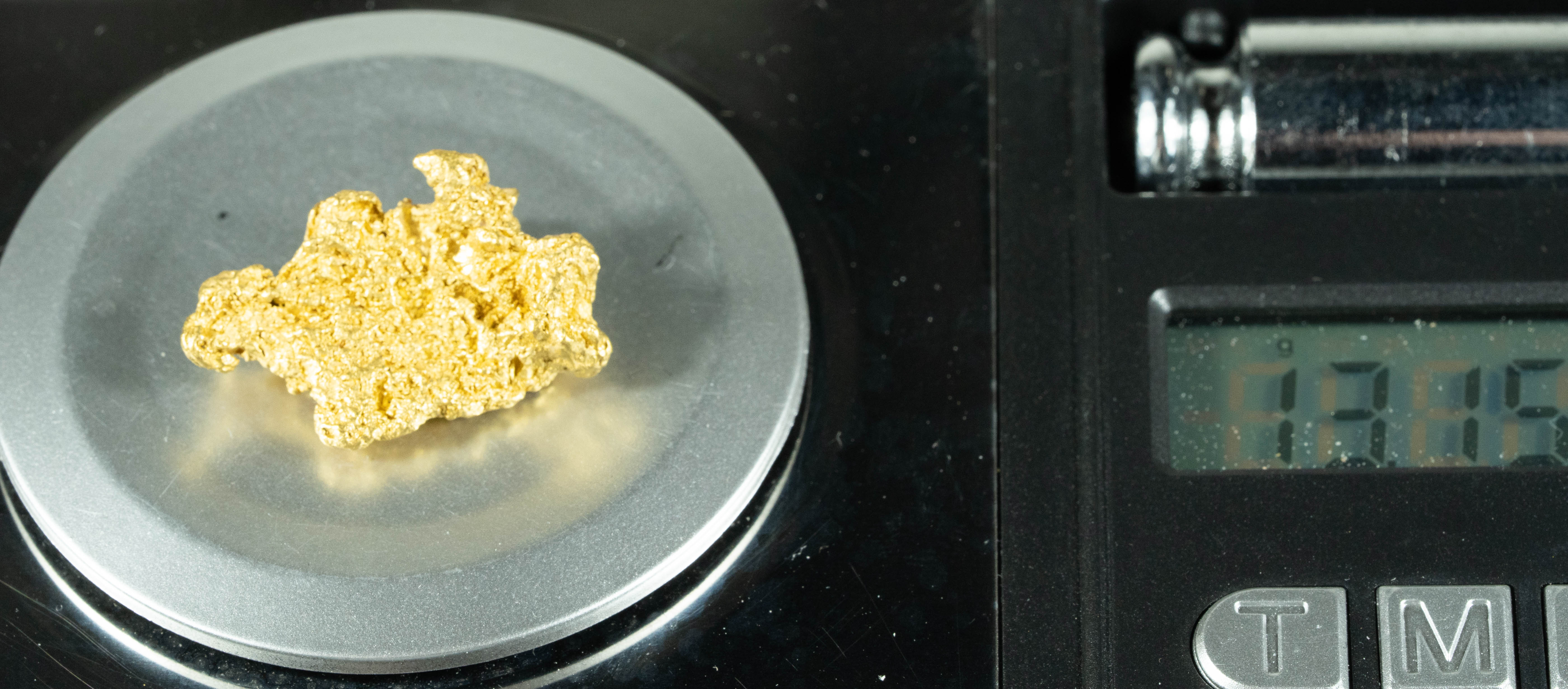 #1173 Natural Gold Nugget Australian 13.15 Grams Genuine