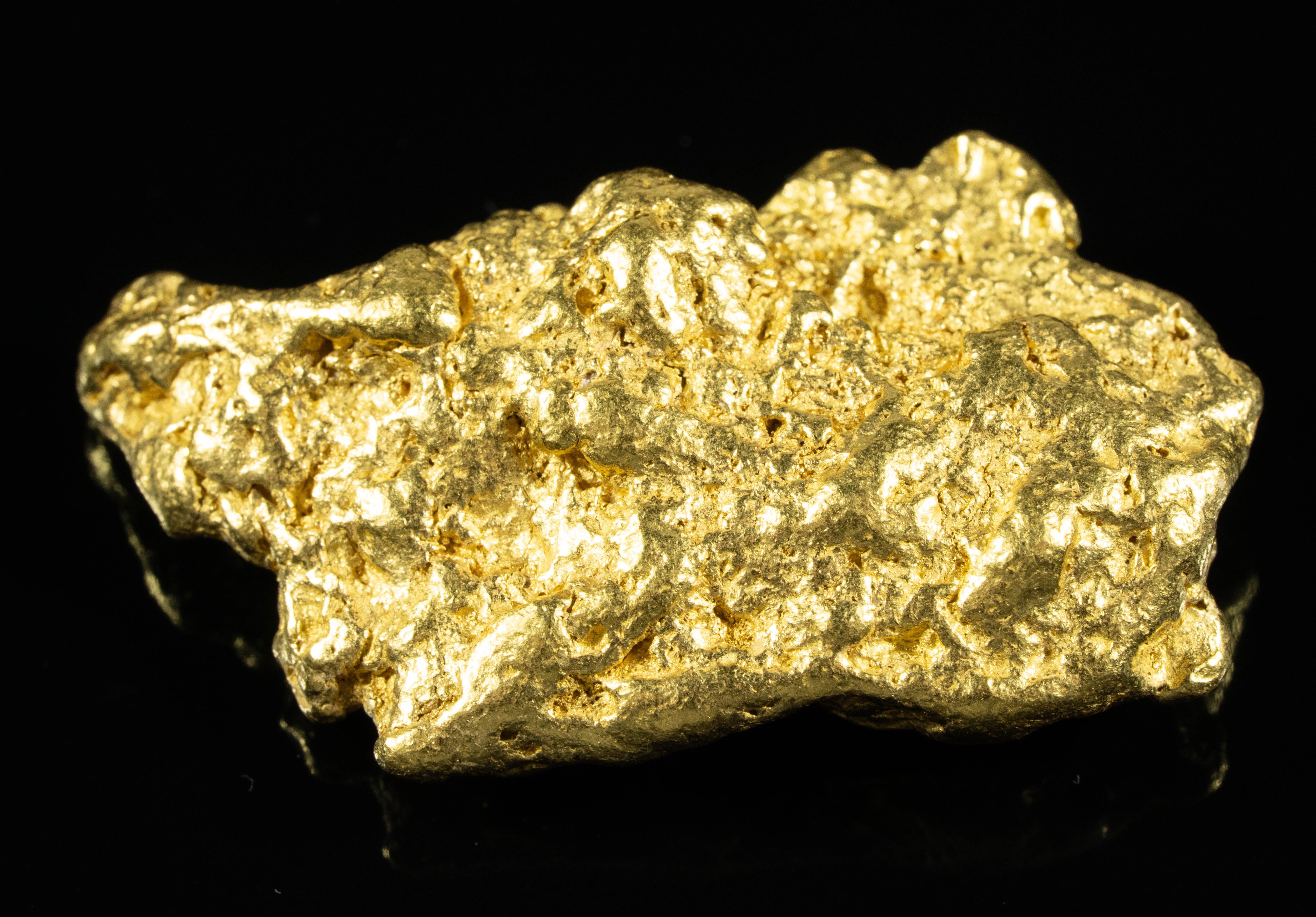 #1209 Natural Gold Nugget Australian 49.24 Grams Genuine