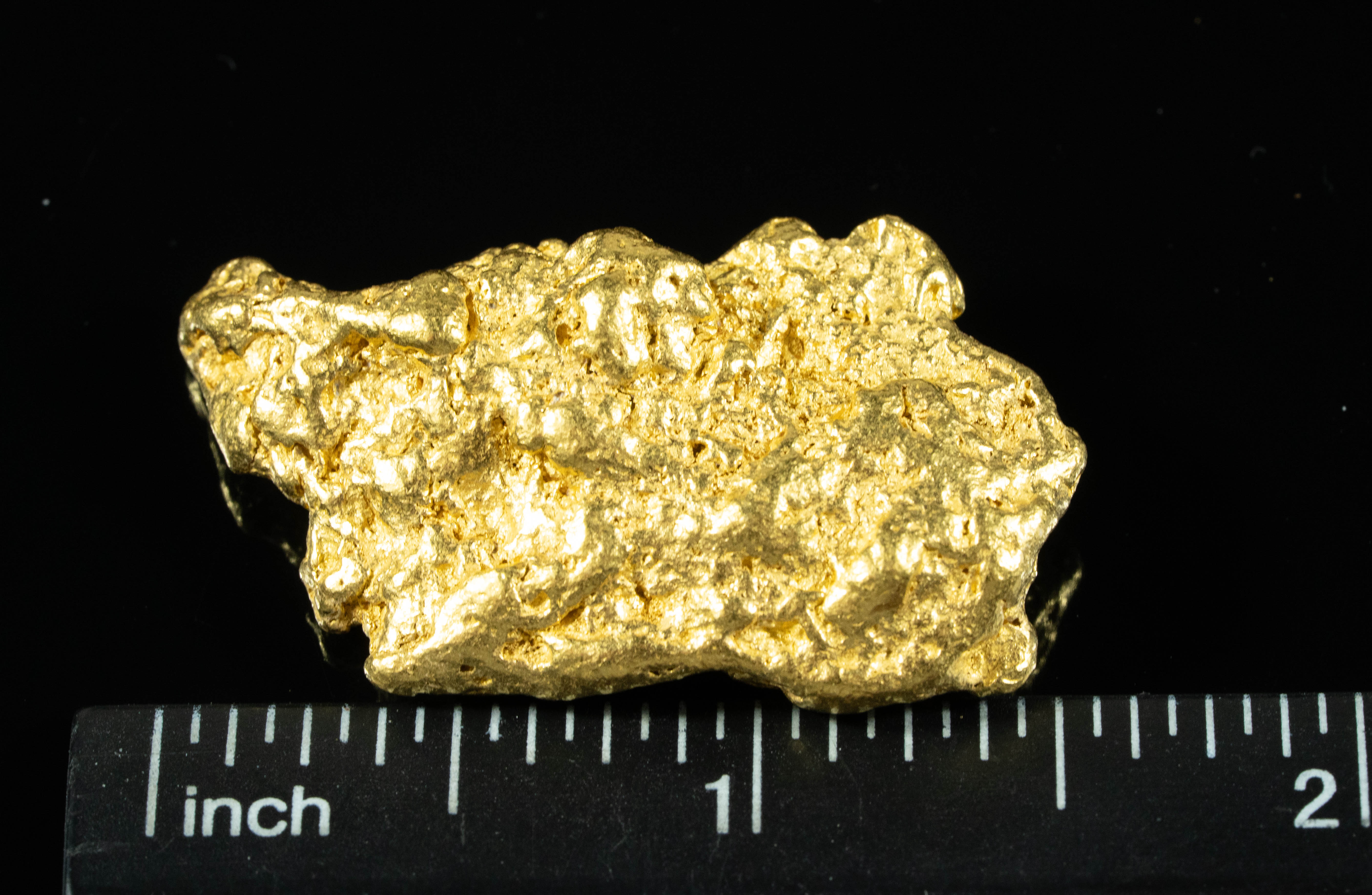 #1209 Natural Gold Nugget Australian 49.24 Grams Genuine