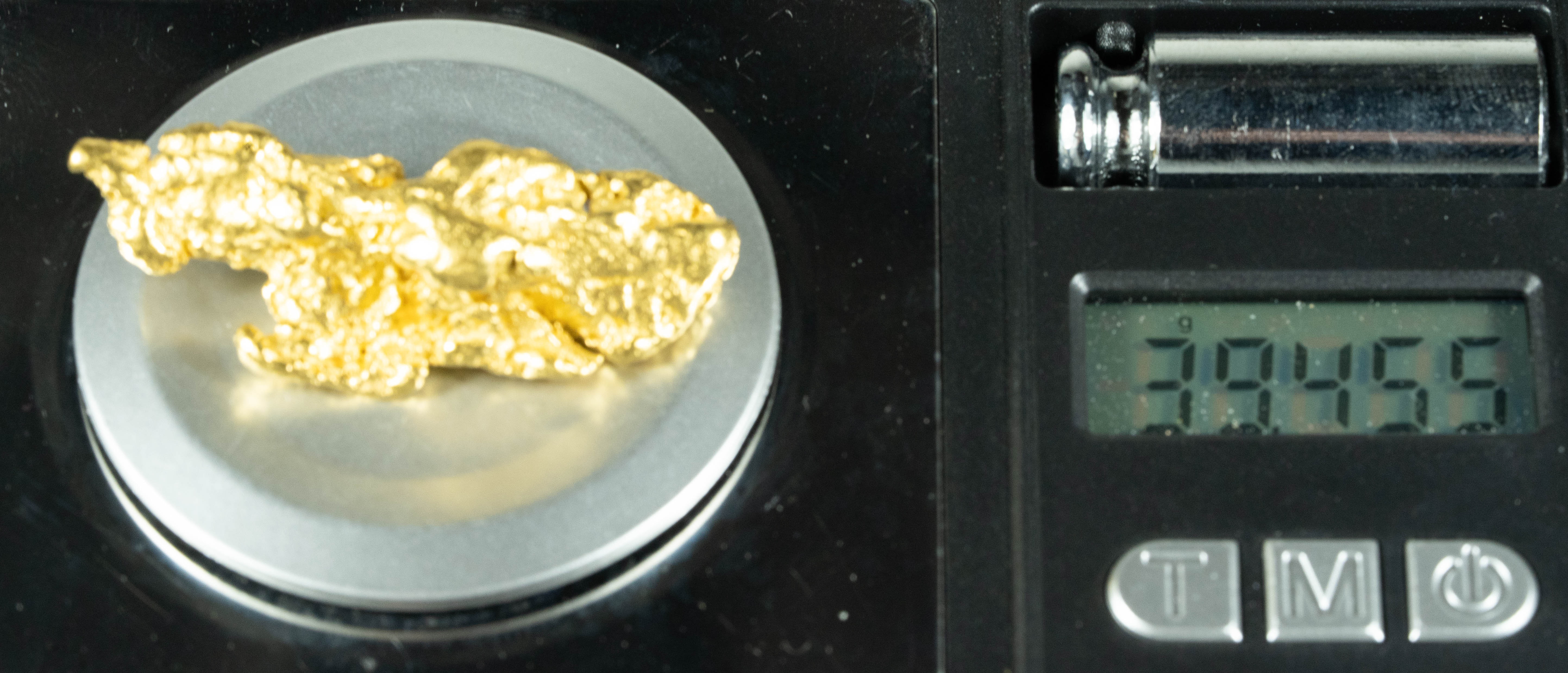 #1213 Natural Gold Nugget Australian 39.45 Grams Genuine