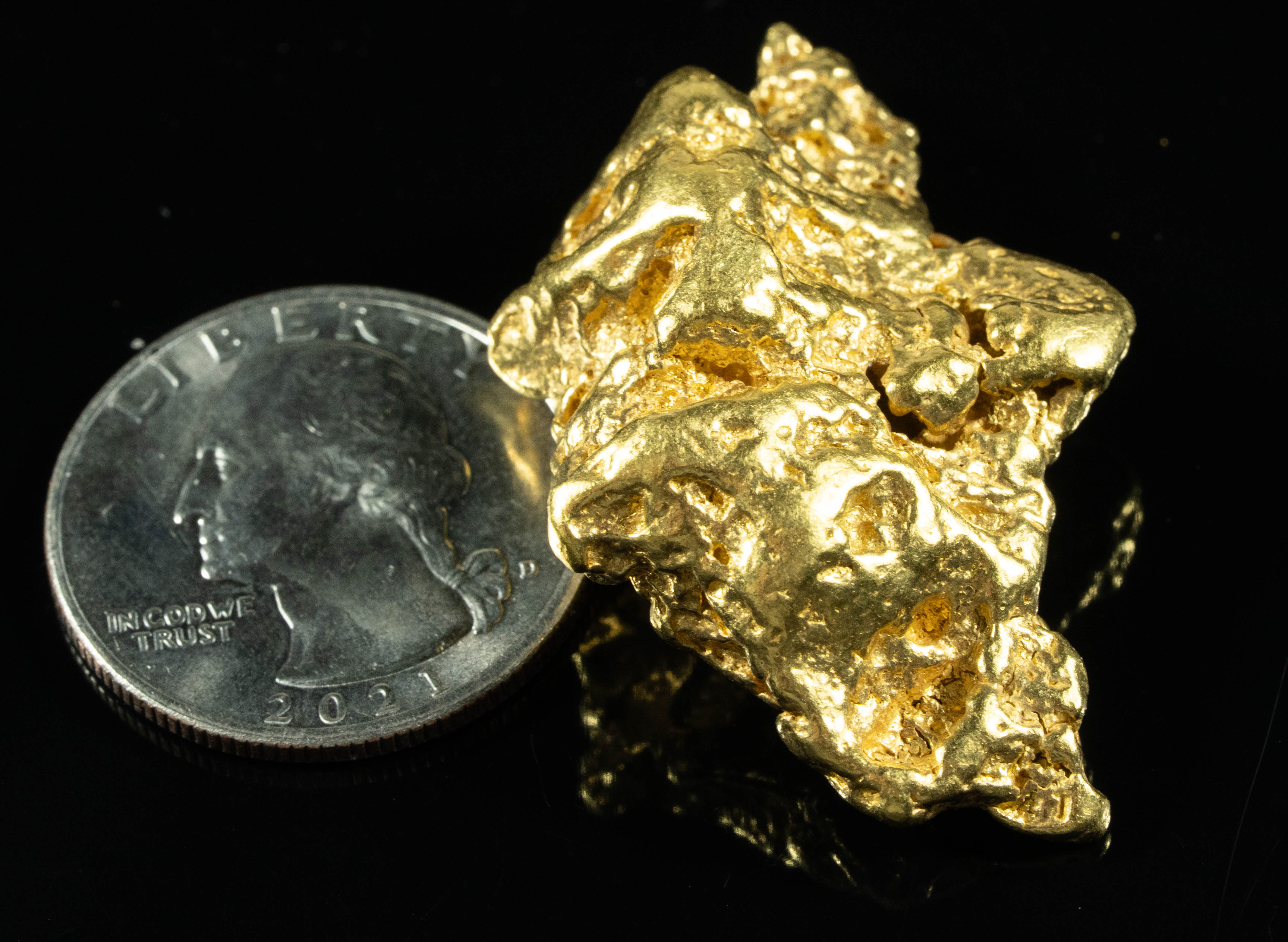 Large Australian Gold Nugget 56.00 Grams 1.80 Troy Ounces.
