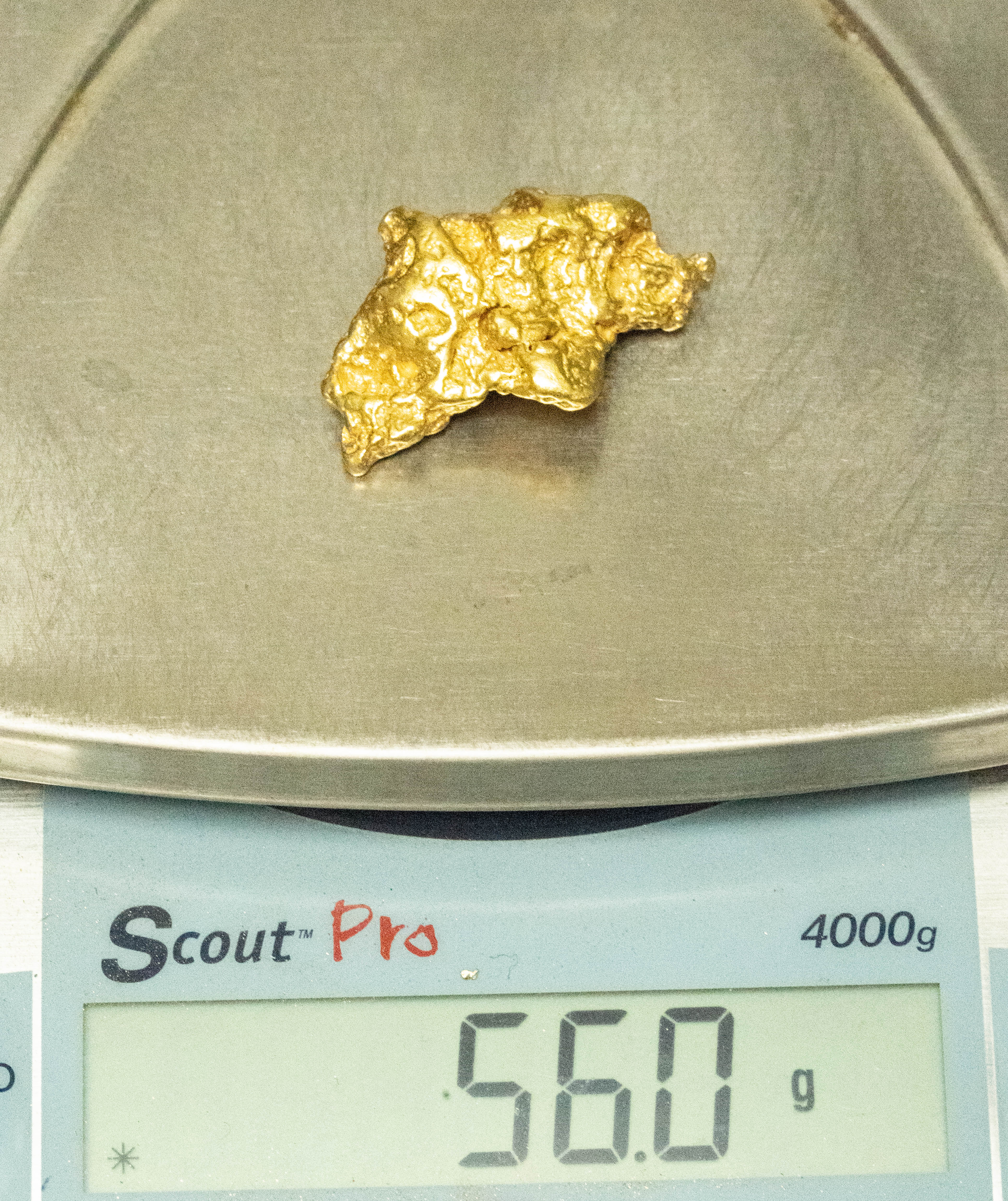 Large Australian Gold Nugget 56.00 Grams 1.80 Troy Ounces.