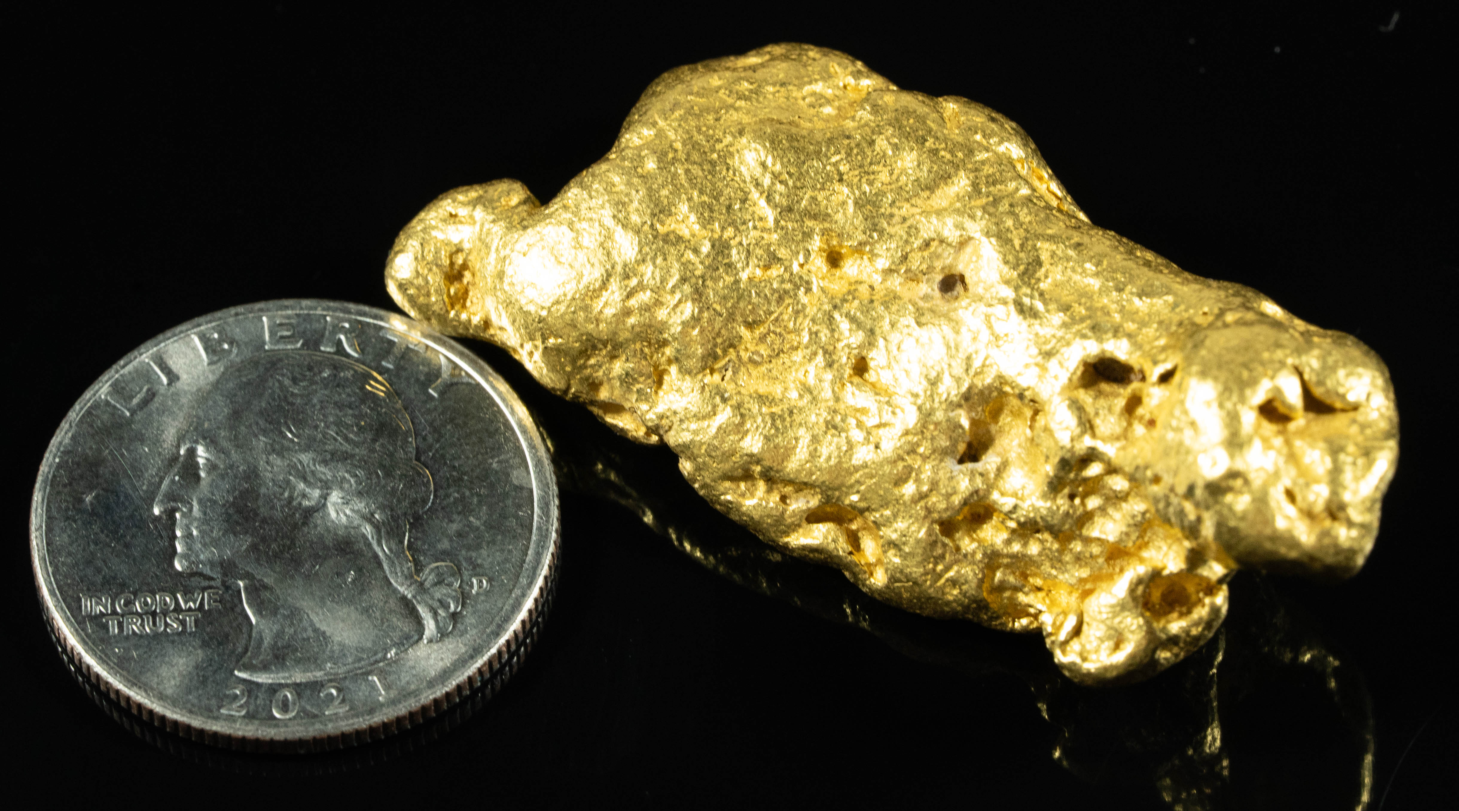 Large Australian Gold Nugget 86.1 Grams 2.76 Troy Ounces.