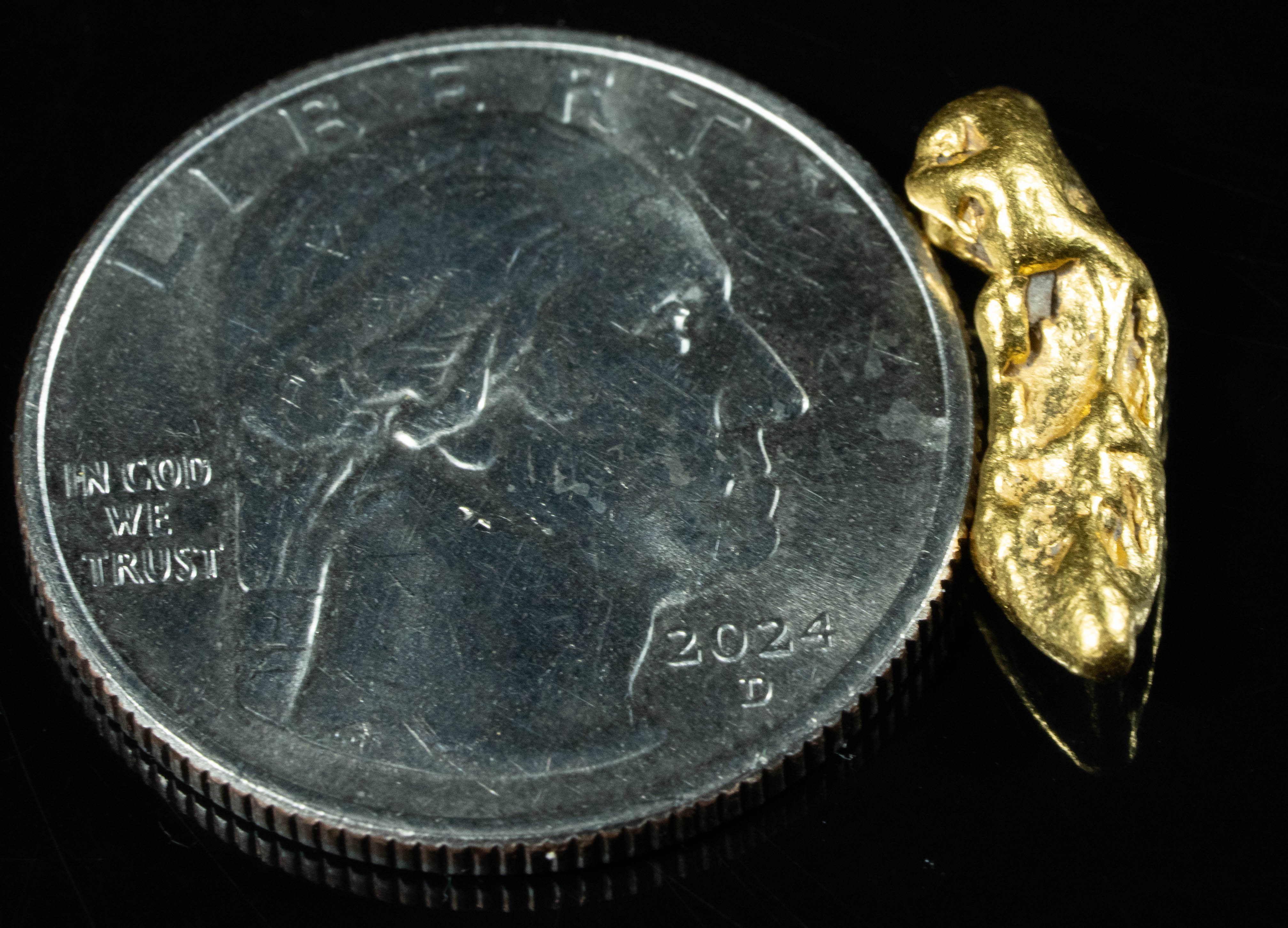 #996 Natural Gold Nugget Australian 2.32 Grams Genuine