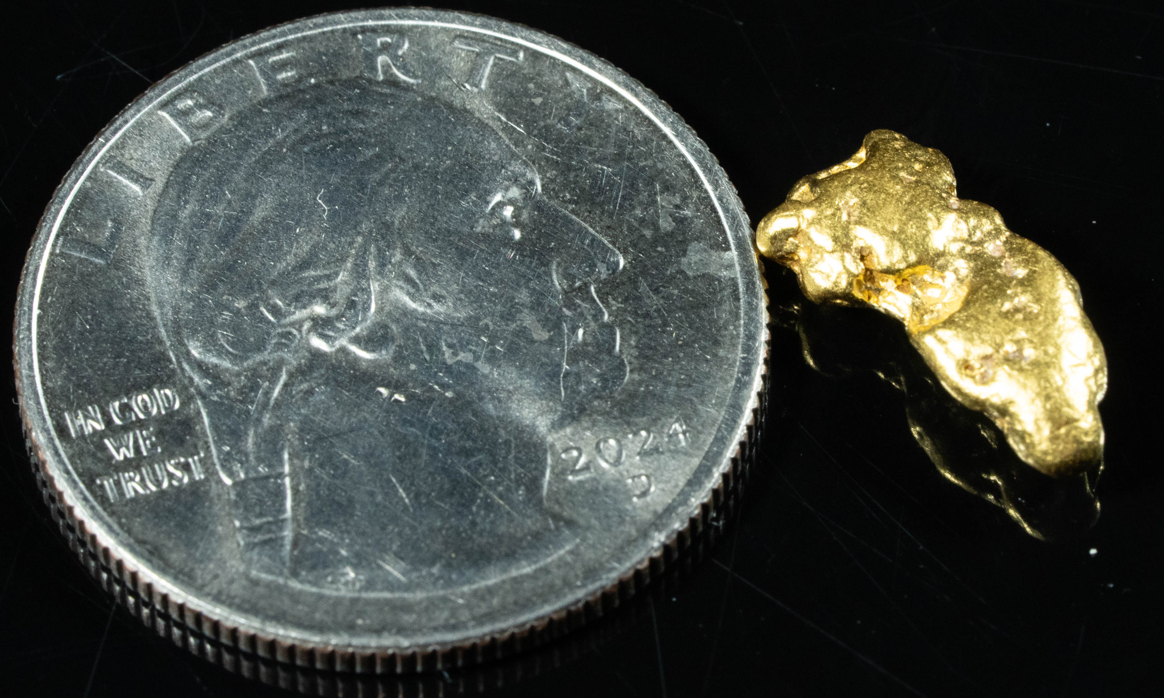 #1002 Natural Gold Nugget Australian 2.73 Grams Genuine