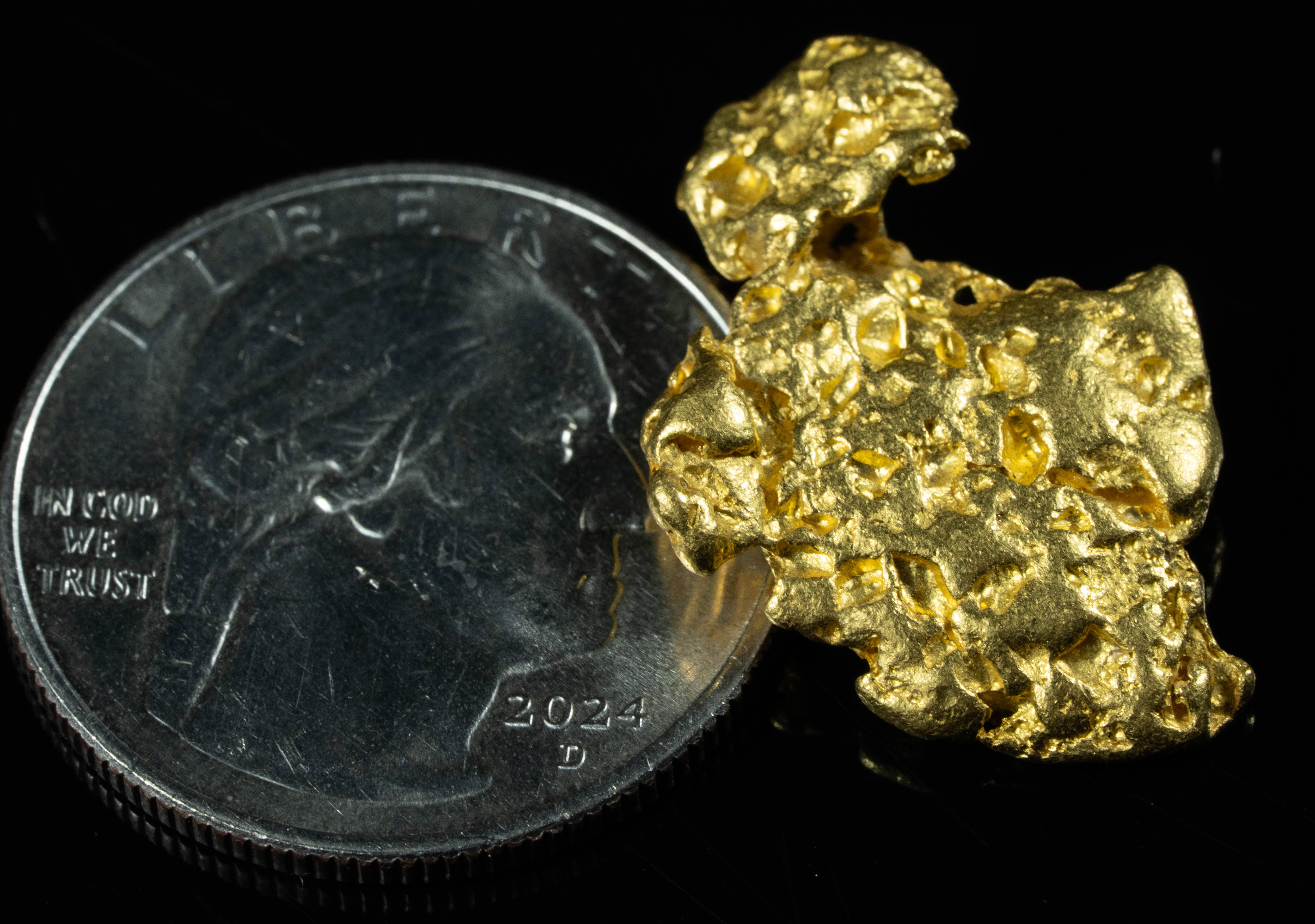 #1120 Natural Gold Nugget Australian 8.19 Grams Genuine