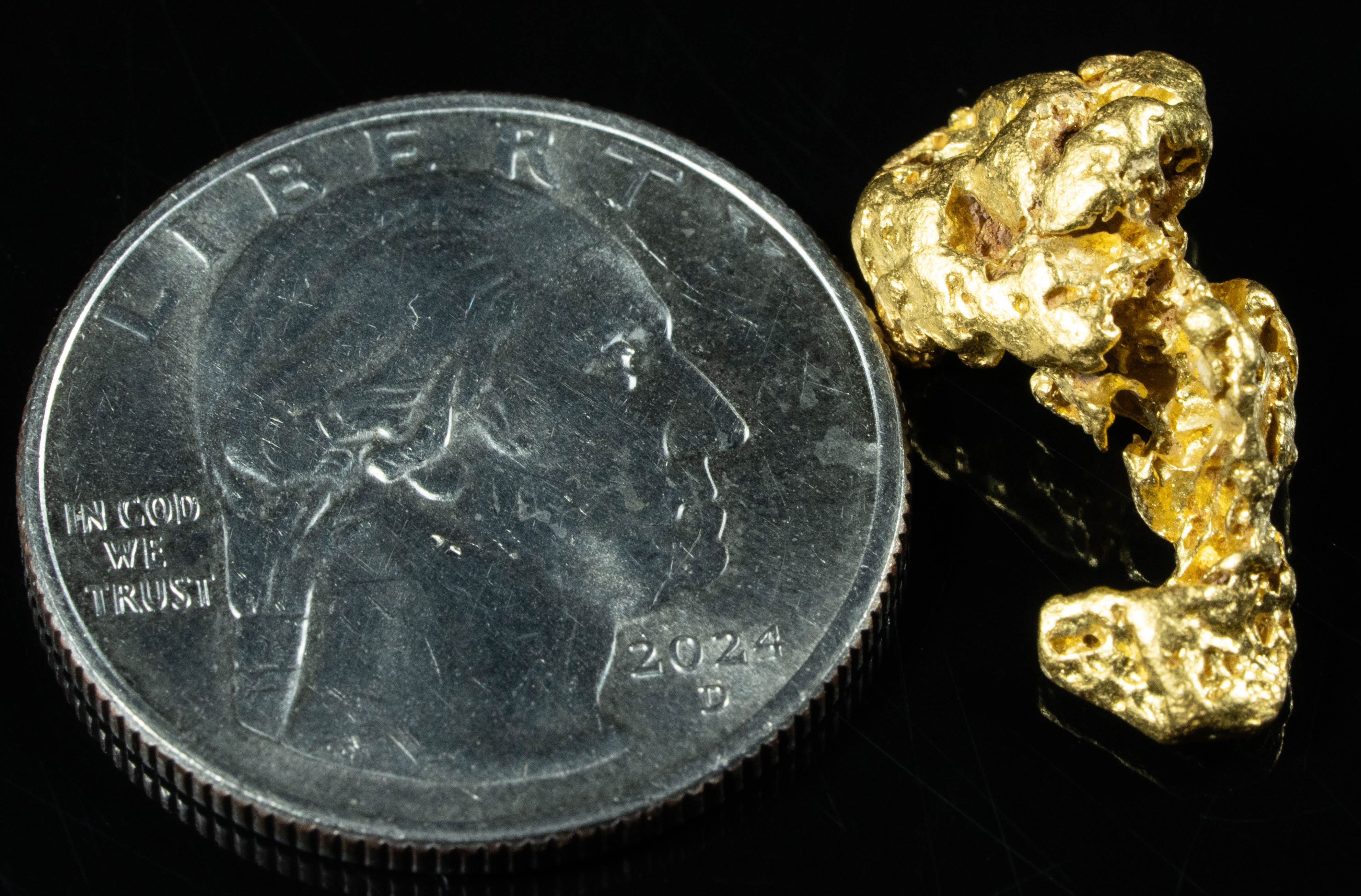 #1129 Natural Gold Nugget Australian 5.23 Grams Genuine
