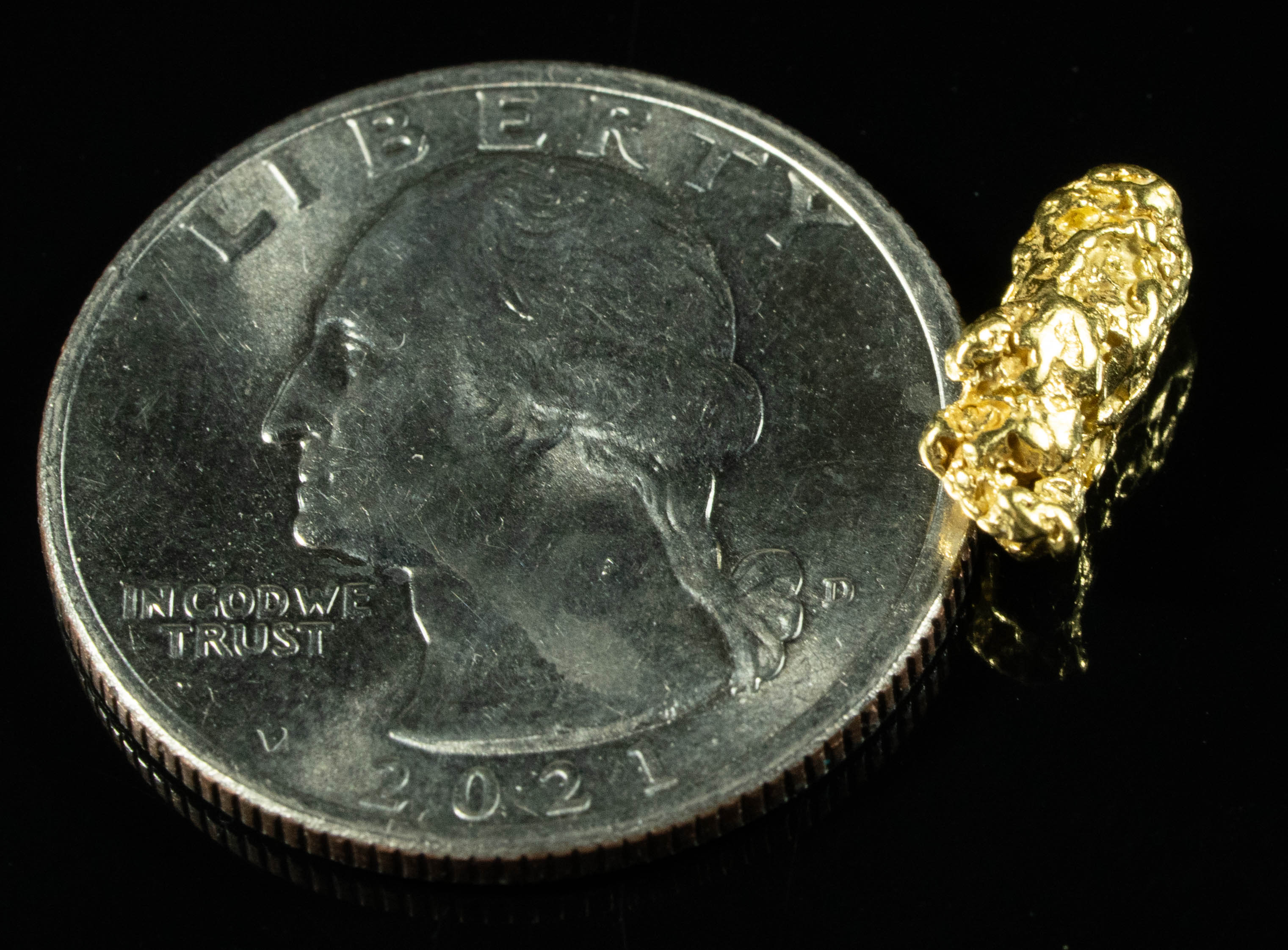 #37 Alaskan BC Natural Gold Nugget 1.46 Grams Genuine