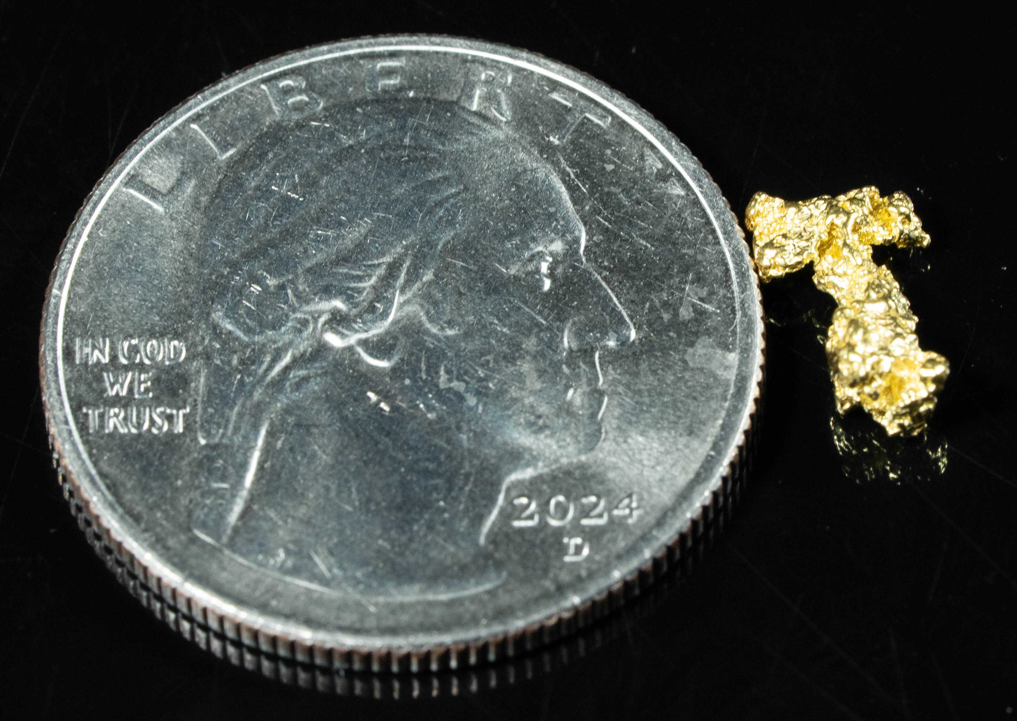 #63 Alaskan BC Natural Gold Nugget .59 Grams Genuine