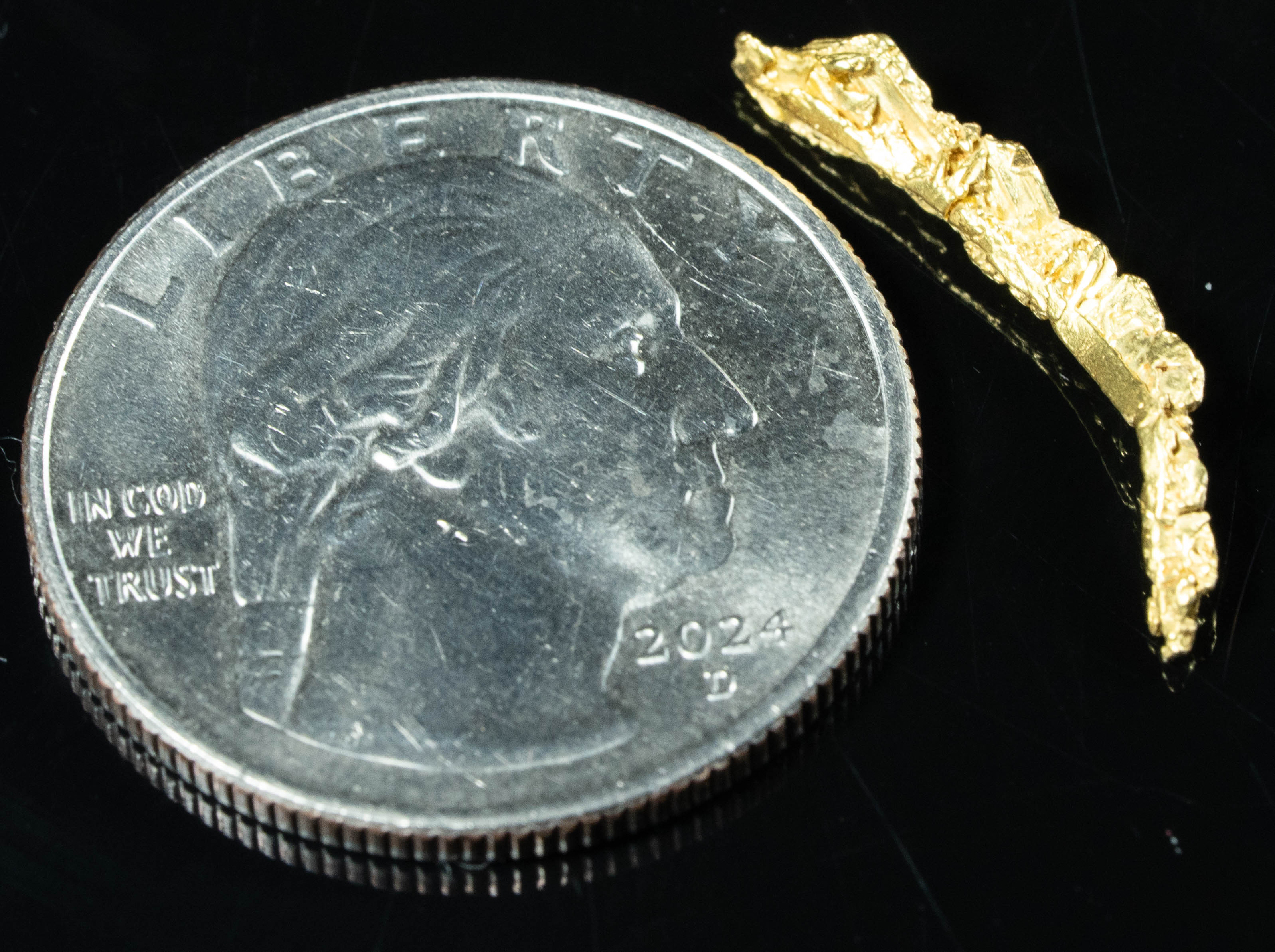 #81 Alaskan BC Natural Gold Nugget .67 Grams Genuine