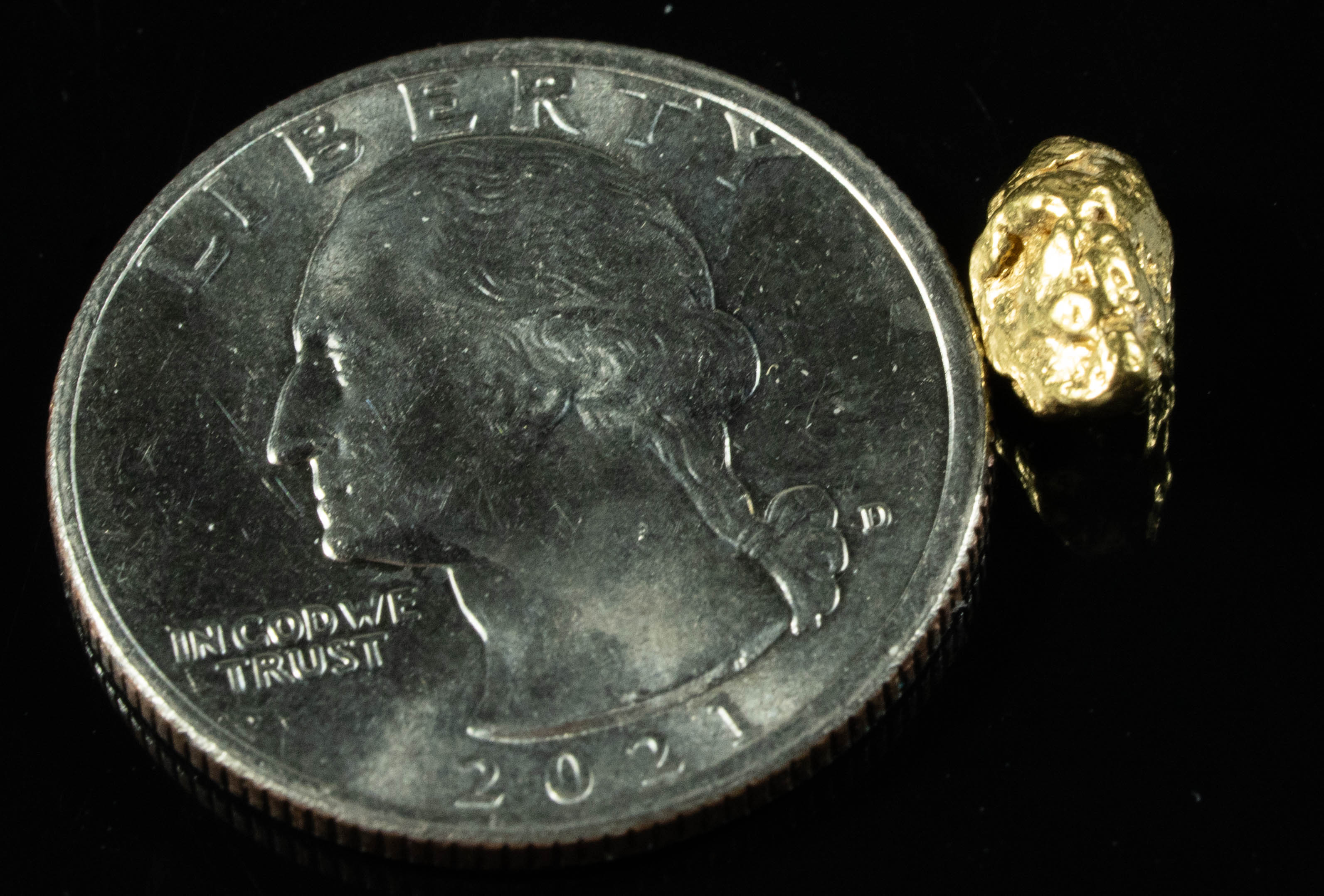 #87 Alaskan BC Natural Gold Nugget 1.73 Grams Genuine
