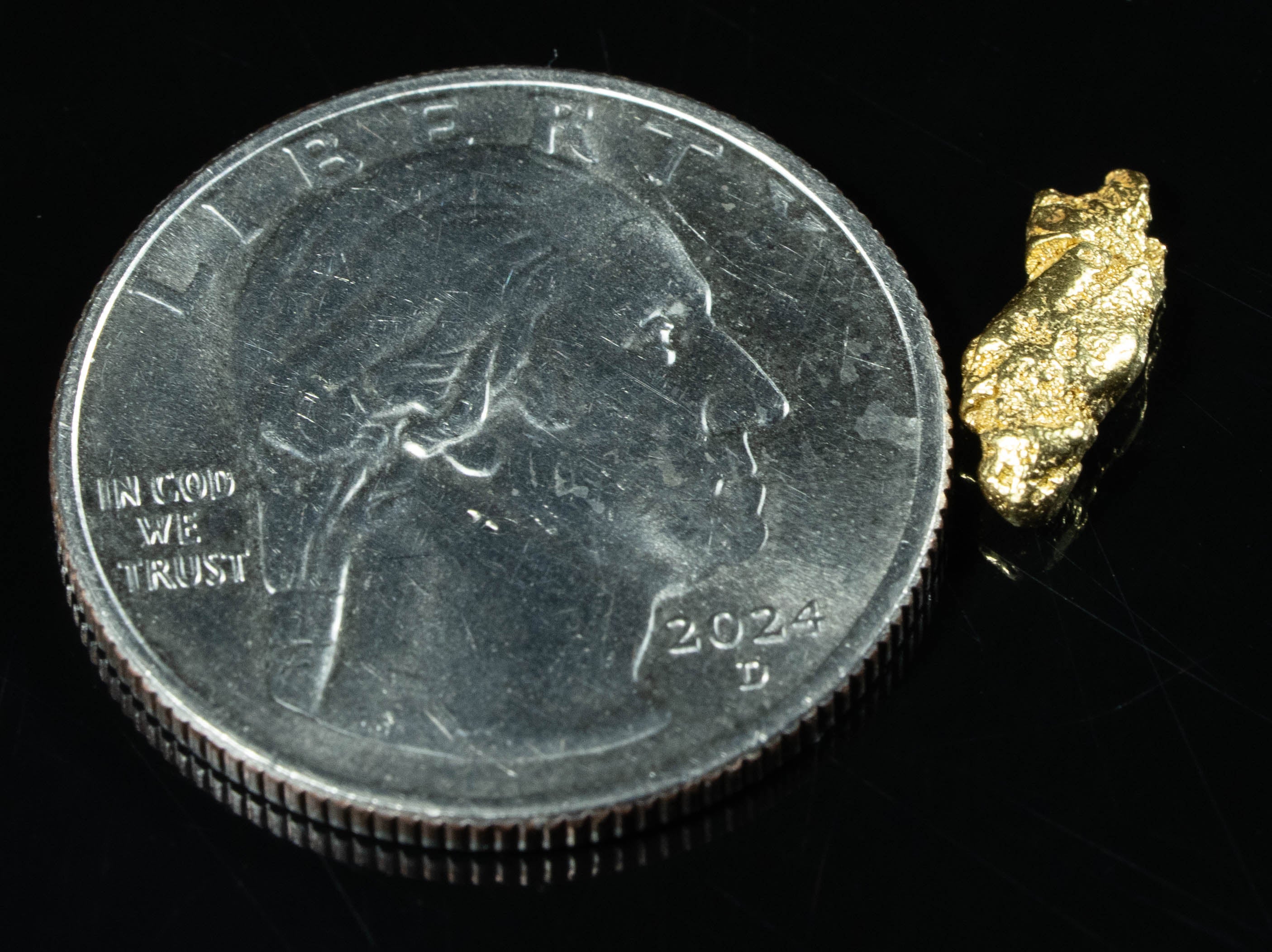 #99 Alaskan BC Natural Gold Nugget .57 Grams Genuine