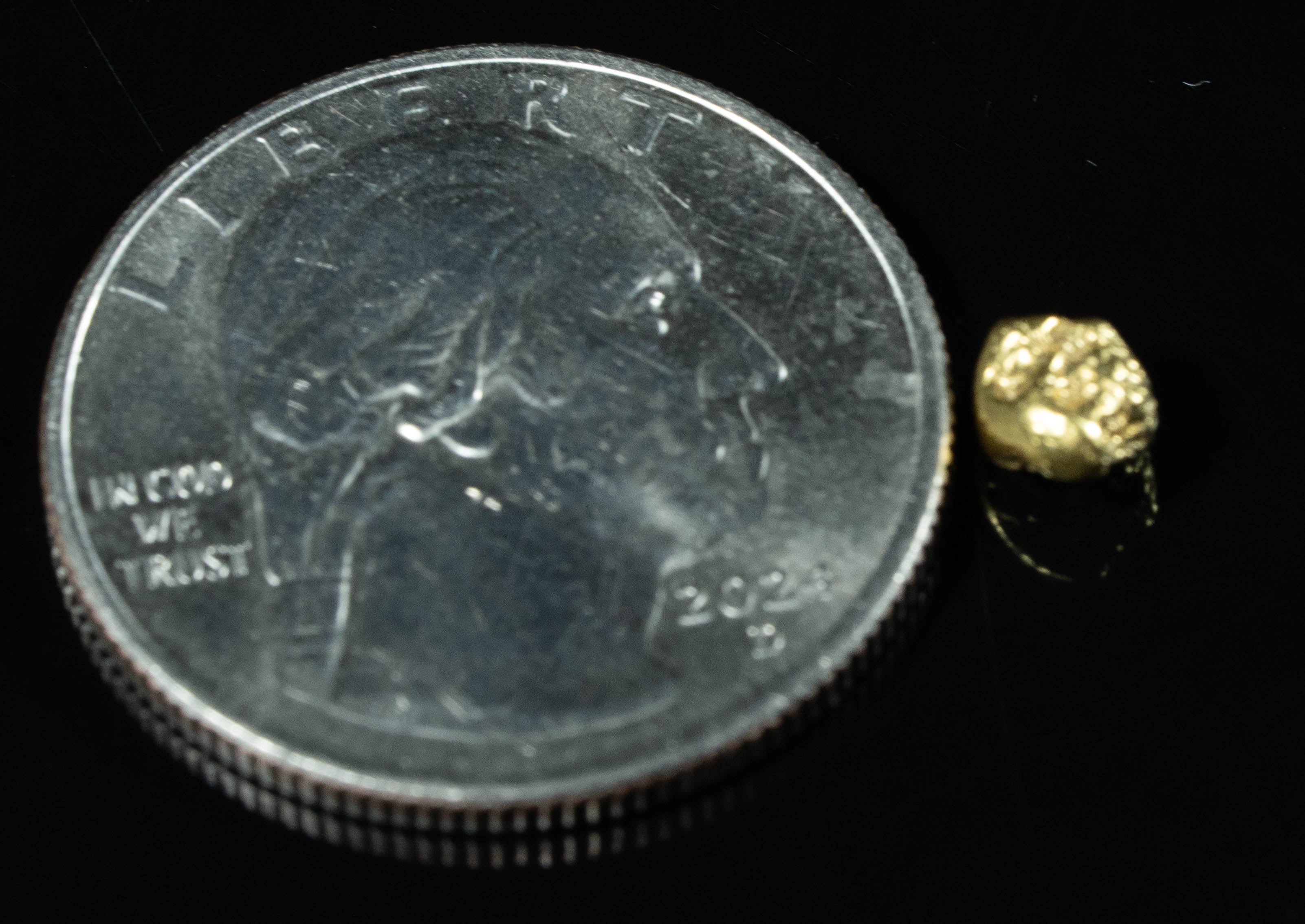 #102 Alaskan BC Natural Gold Nugget .61 Grams Genuine