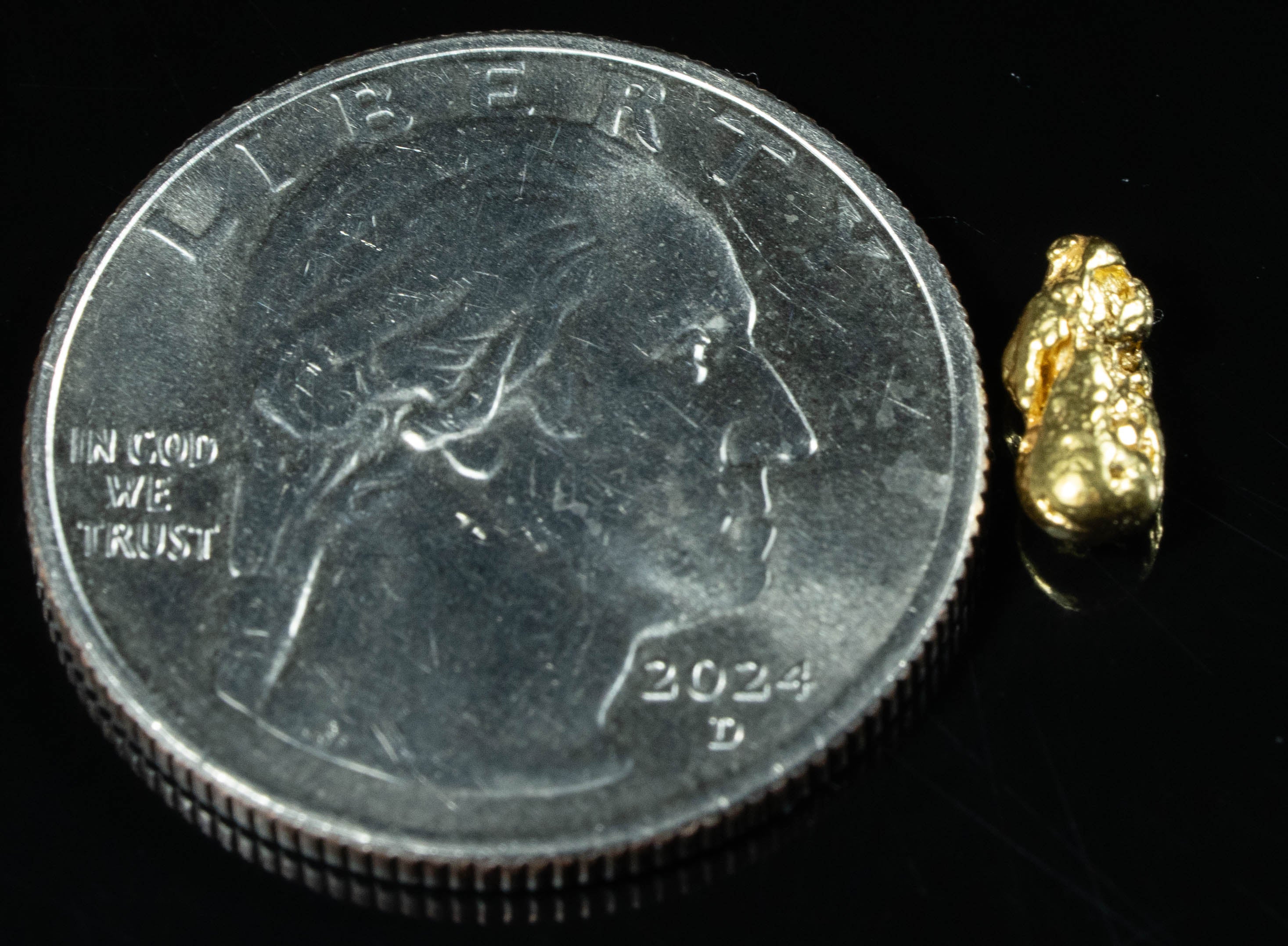 #103 Alaskan BC Natural Gold Nugget .68 Grams Genuine