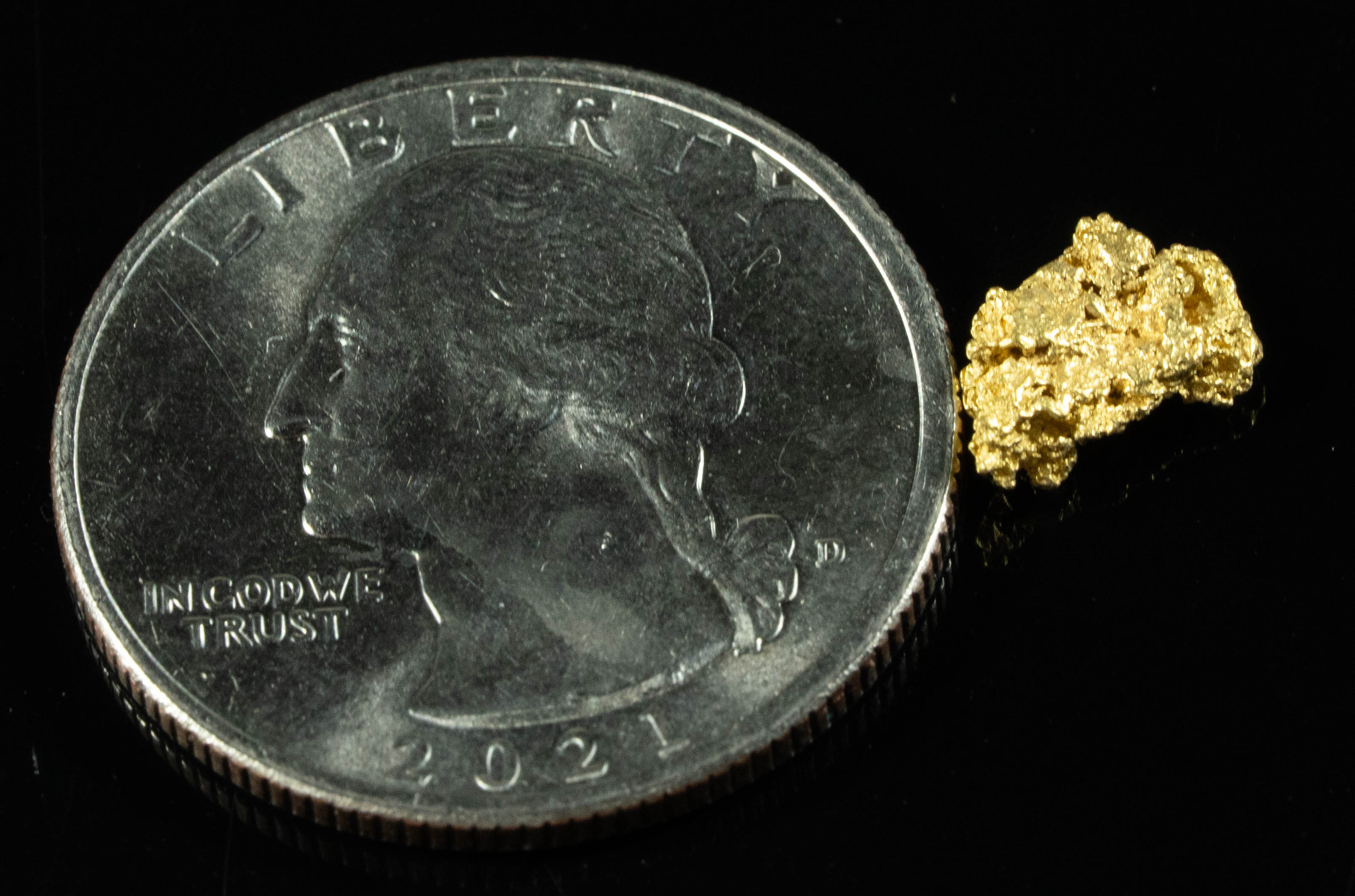 #865 Natural Gold Nugget Australian .71 Grams Genuine